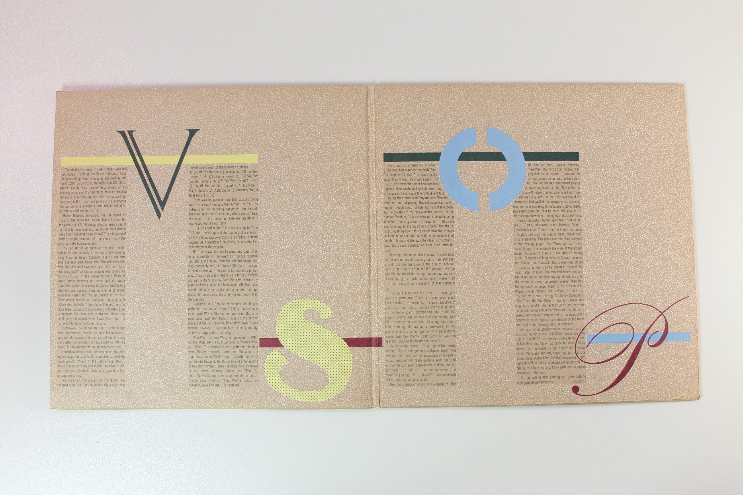 The V.S.O.P. Quintet - Live Under The Sky on Columbia Digital Mastersound