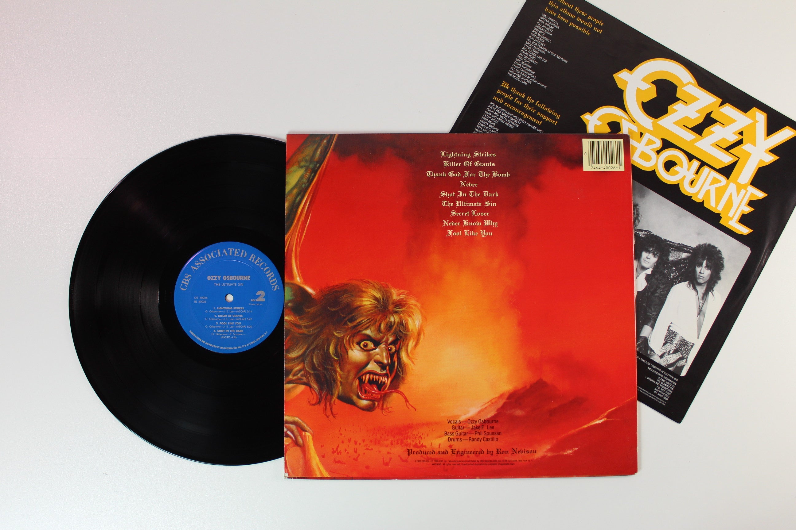 Ozzy Osbourne - The Ultimate Sin on CBS Associated