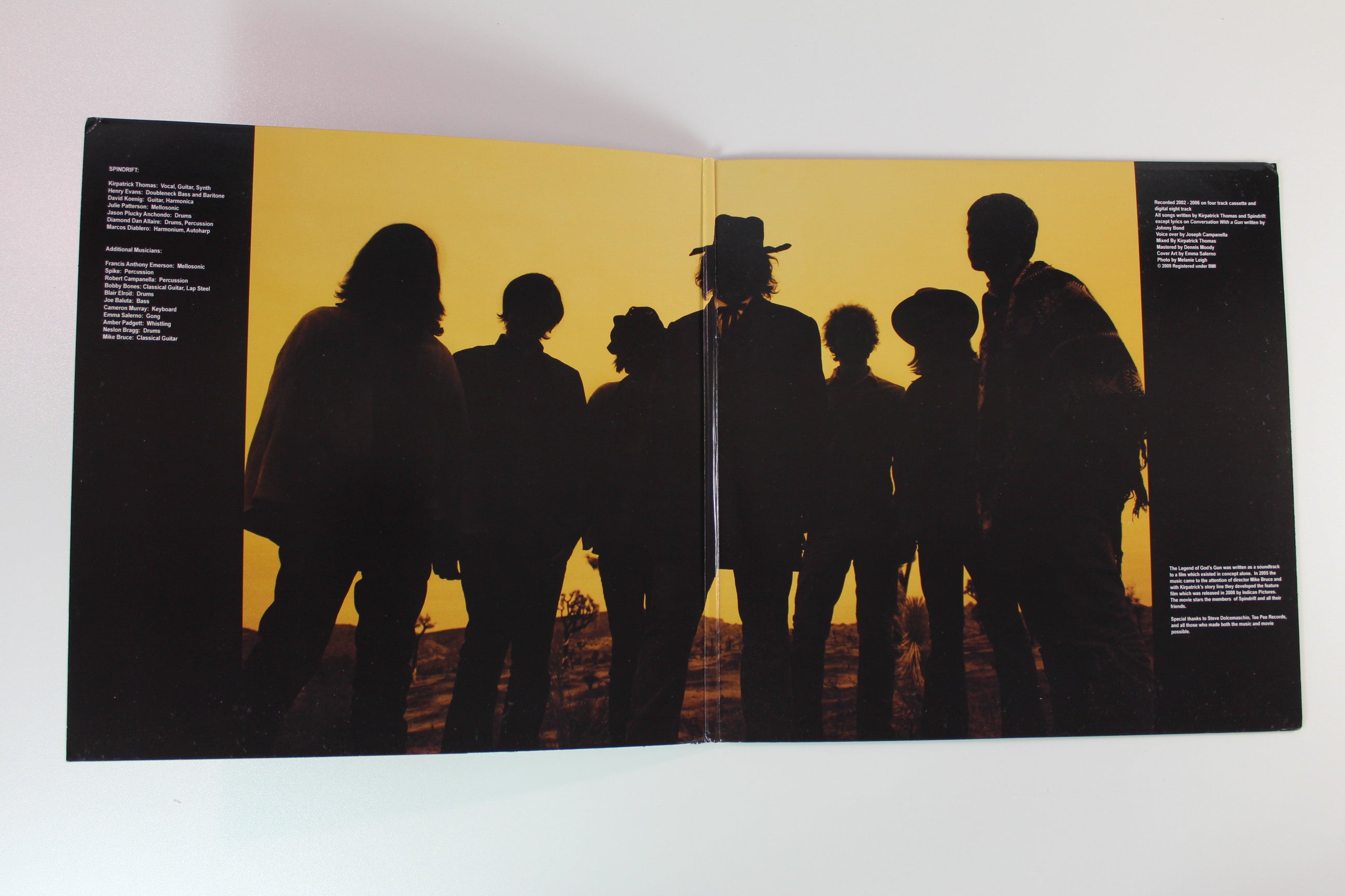 Spindrift - The Legend Of God's Gun on Tee Pee Translucent Orange Smoked Vinyl