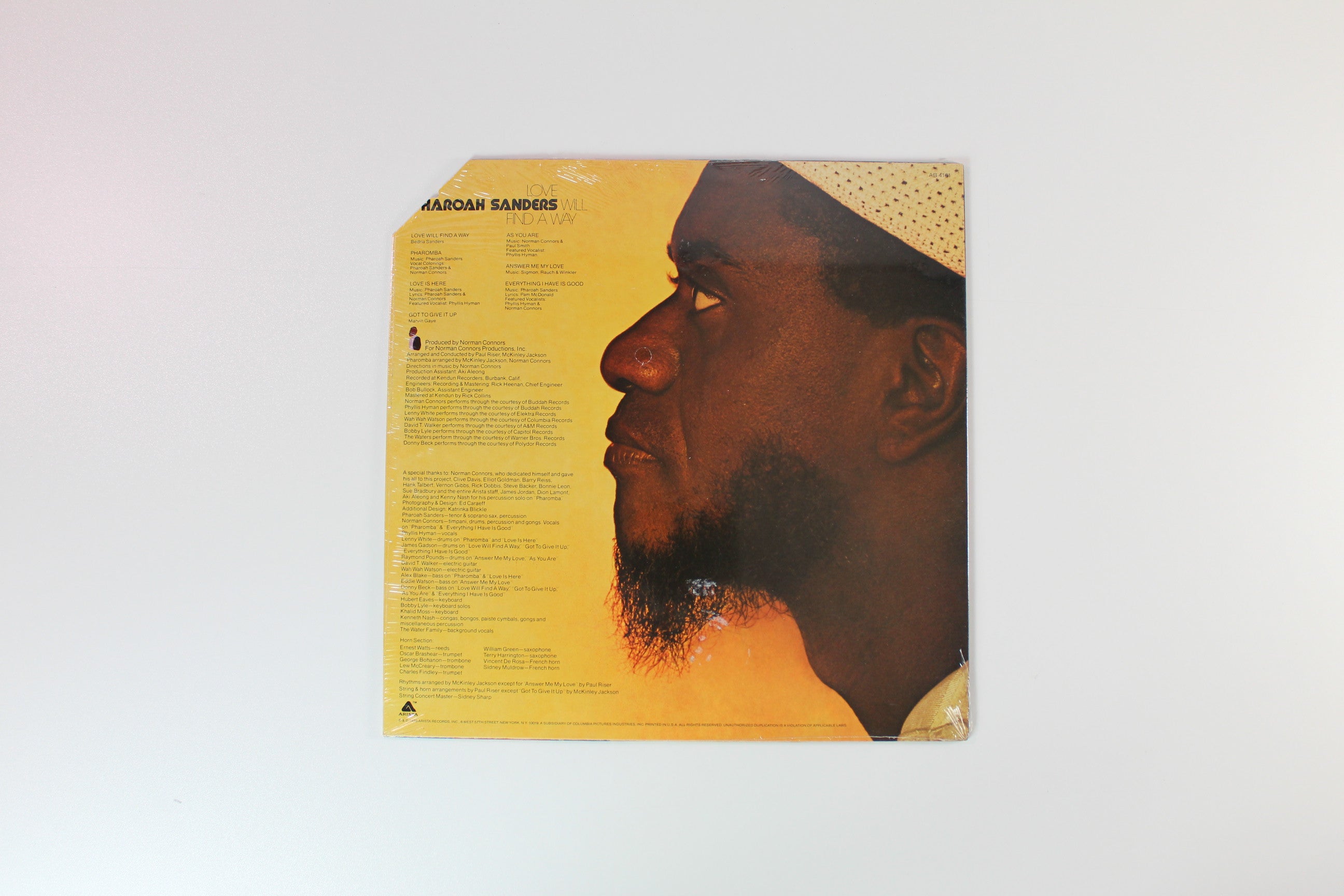 Pharoah Sanders - Love Will Find A Way on Arista Sealed