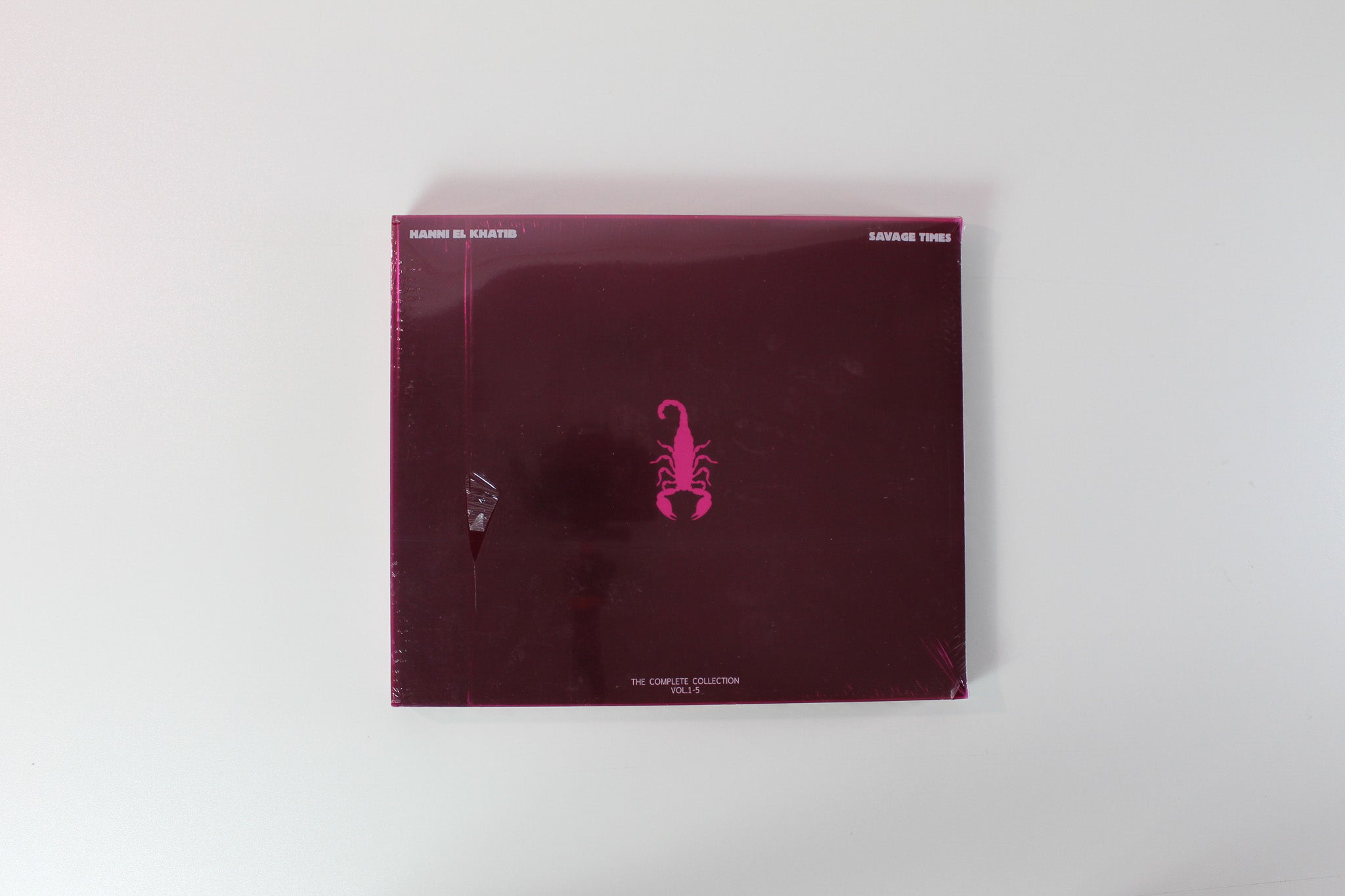 Hanni El Khatib - Savage Times (The Complete Collection Vol. 1-5) on Innovative Leisure Ltd Pink Neon 10" Box Set Sealed