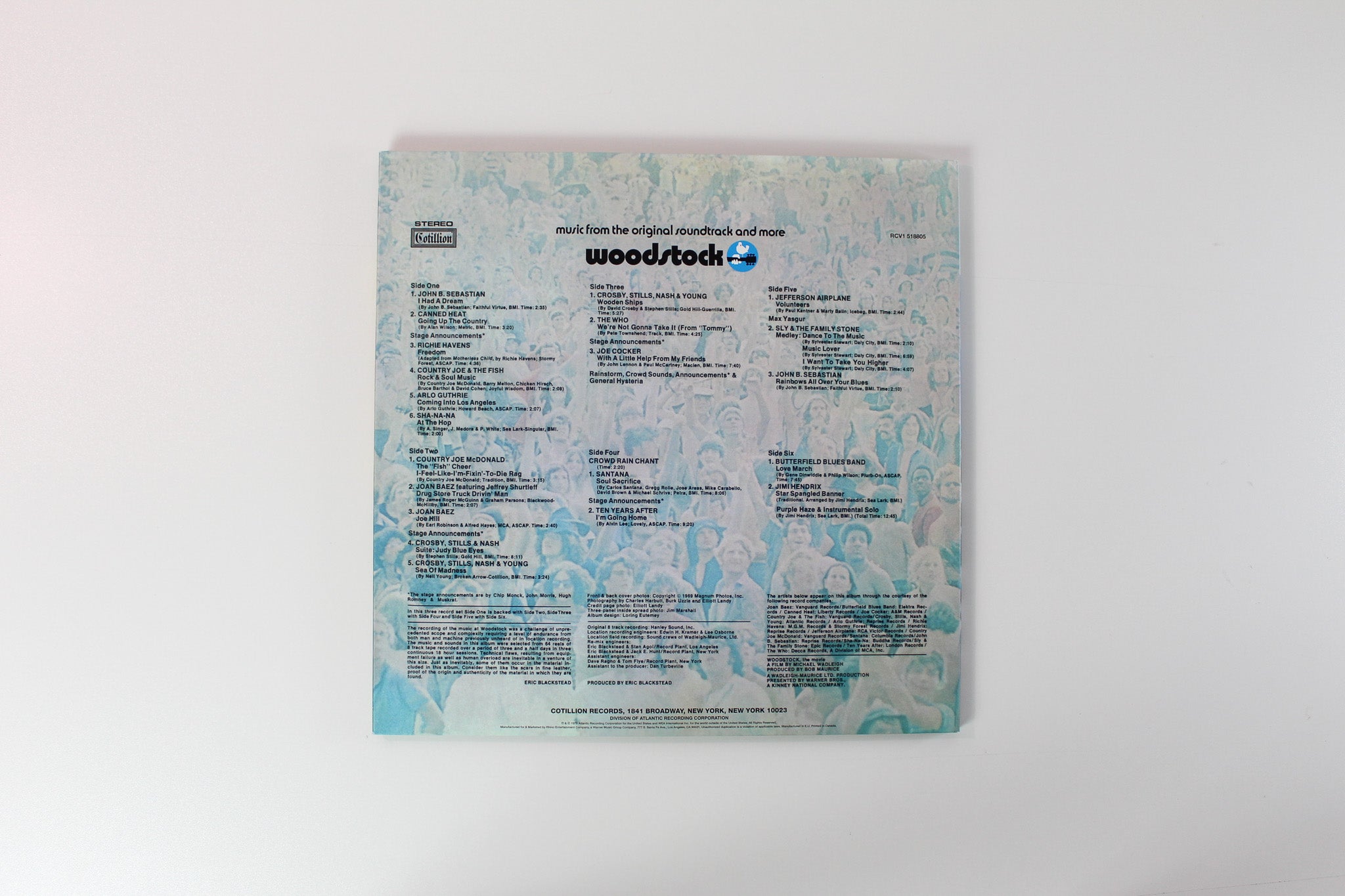 Various - Woodstock 50th Anniversary LP Collection: Four Volumes Of Peace, Love And Music on Cotillion Vinyl Me Please Ltd Numbered Colored Vinyl Reissue