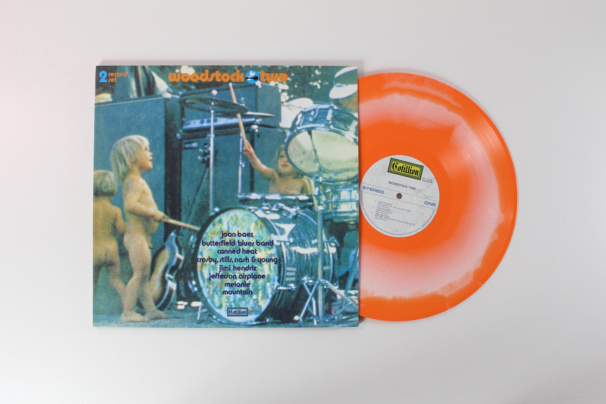 Various - Woodstock 50th Anniversary LP Collection: Four Volumes Of Peace, Love And Music on Cotillion Vinyl Me Please Ltd Numbered Colored Vinyl Reissue