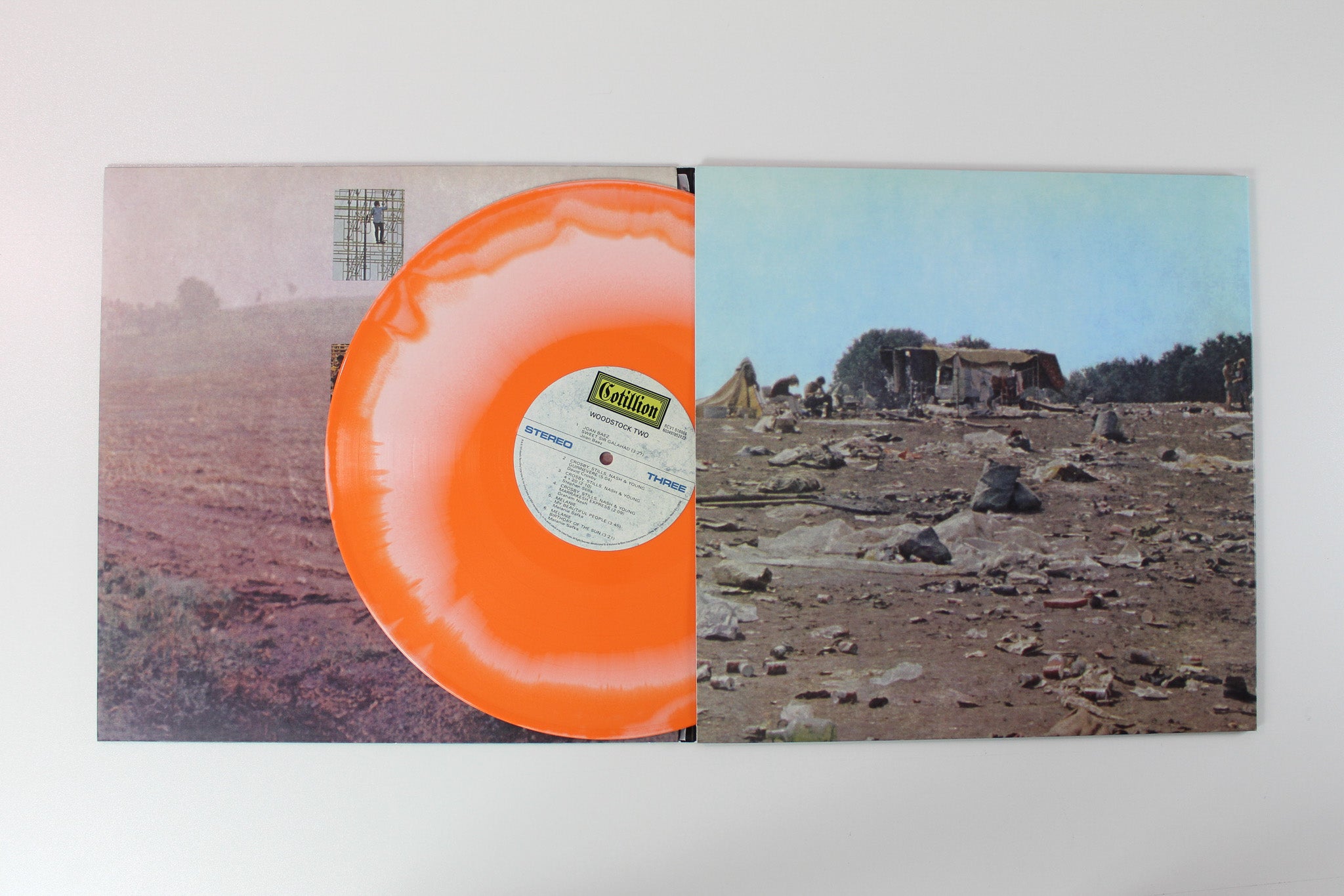 Various - Woodstock 50th Anniversary LP Collection: Four Volumes Of Peace, Love And Music on Cotillion Vinyl Me Please Ltd Numbered Colored Vinyl Reissue