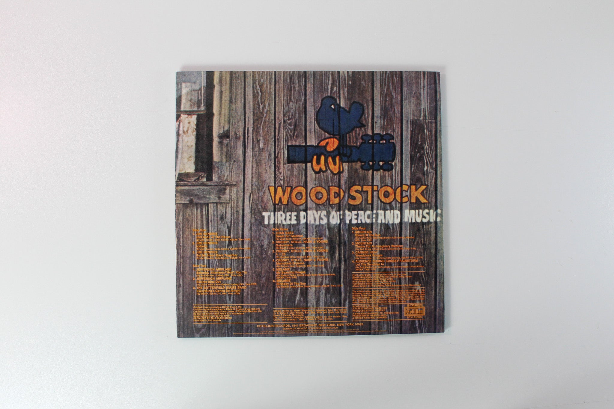 Various - Woodstock 50th Anniversary LP Collection: Four Volumes Of Peace, Love And Music on Cotillion Vinyl Me Please Ltd Numbered Colored Vinyl Reissue