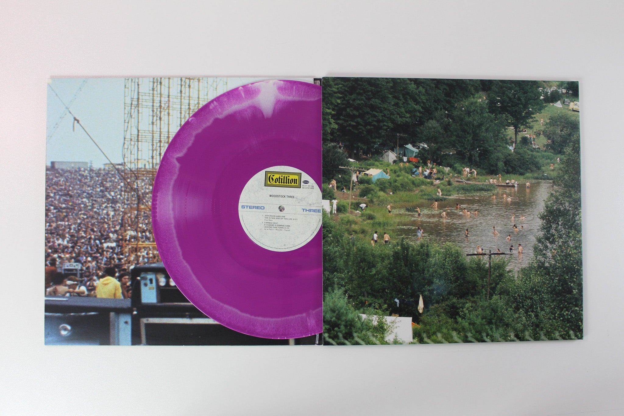 Various - Woodstock 50th Anniversary LP Collection: Four Volumes Of Peace, Love And Music on Cotillion Vinyl Me Please Ltd Numbered Colored Vinyl Reissue