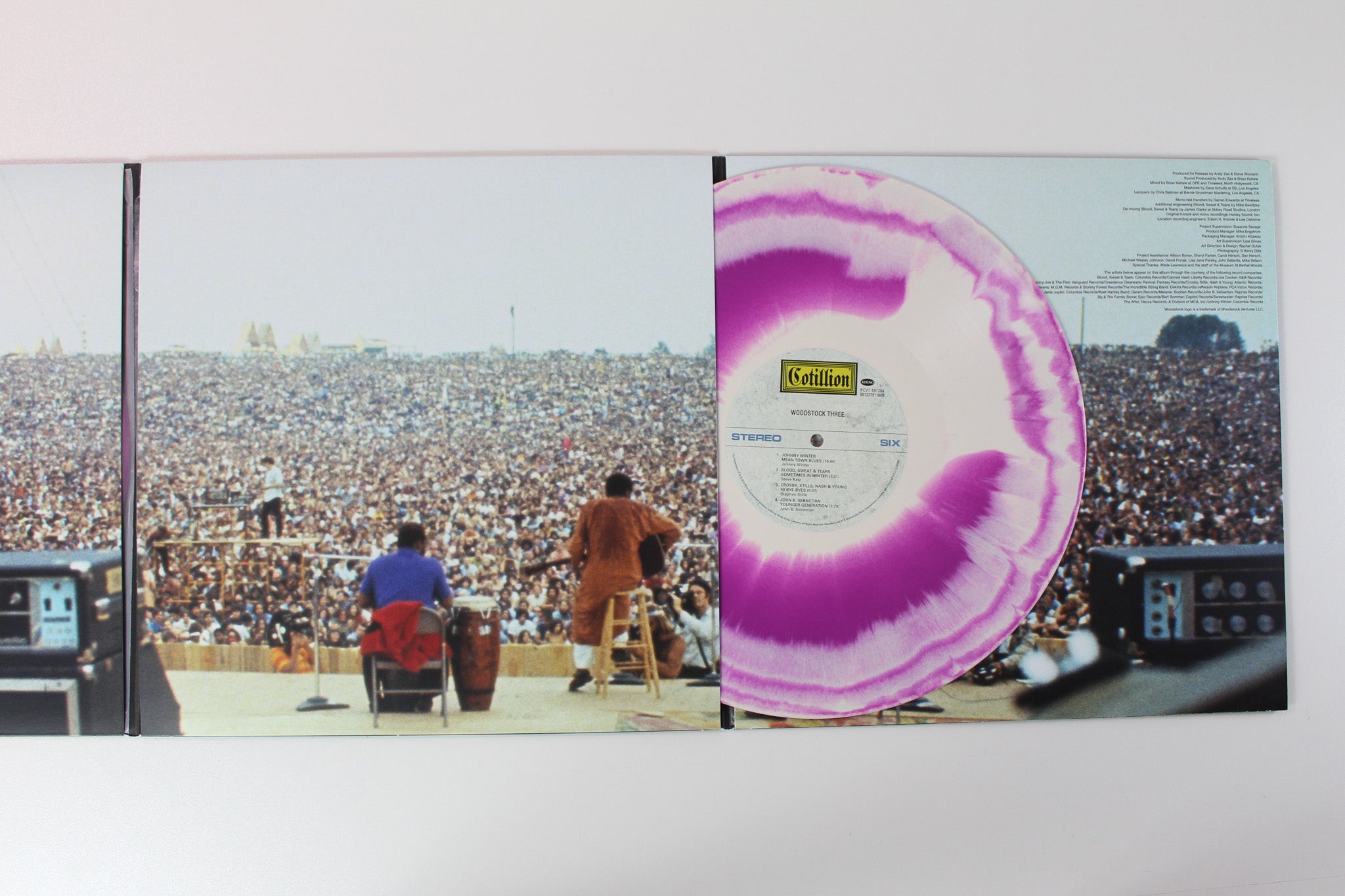 Various - Woodstock 50th Anniversary LP Collection: Four Volumes Of Peace, Love And Music on Cotillion Vinyl Me Please Ltd Numbered Colored Vinyl Reissue