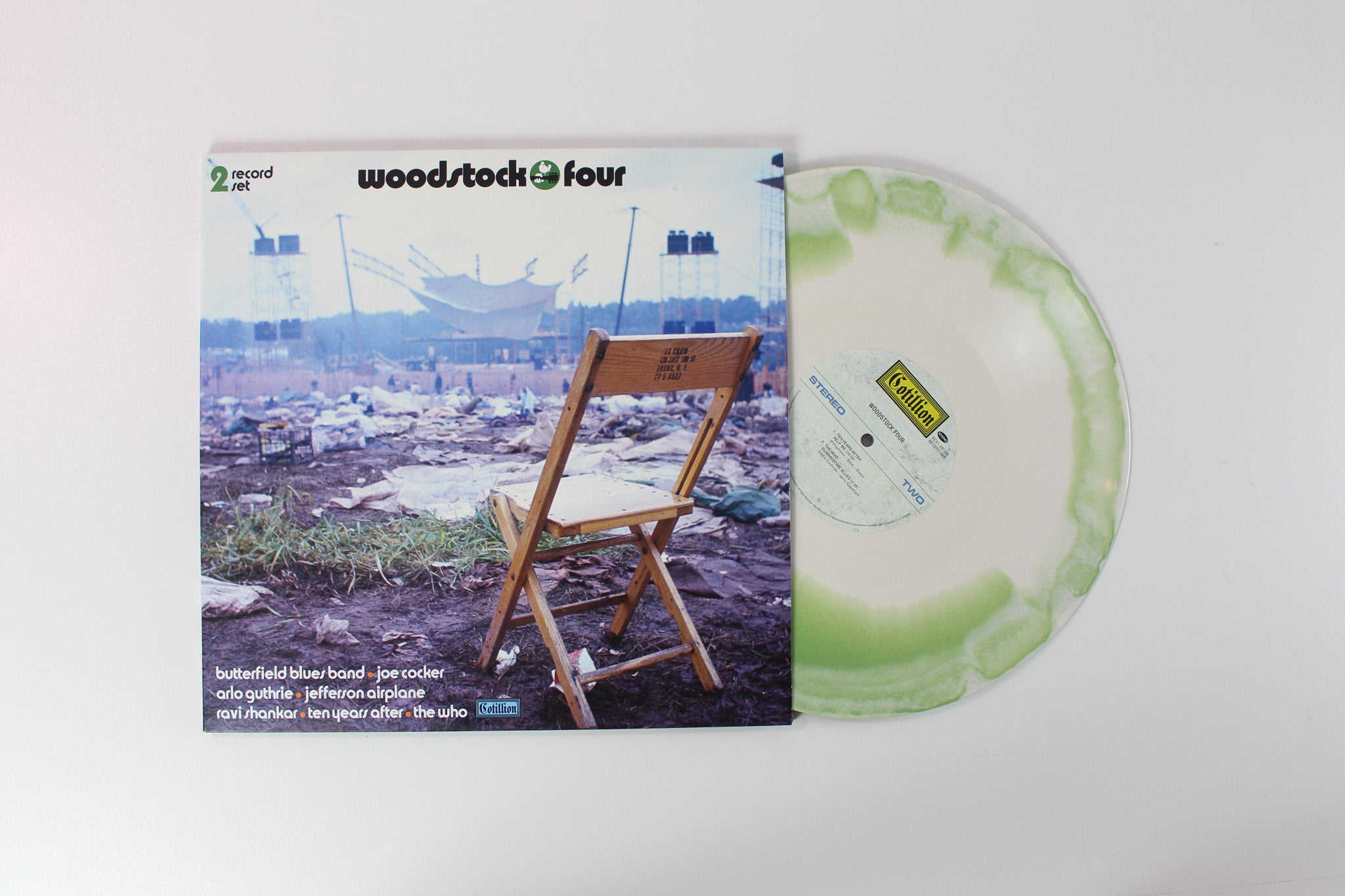 Various - Woodstock 50th Anniversary LP Collection: Four Volumes Of Peace, Love And Music on Cotillion Vinyl Me Please Ltd Numbered Colored Vinyl Reissue