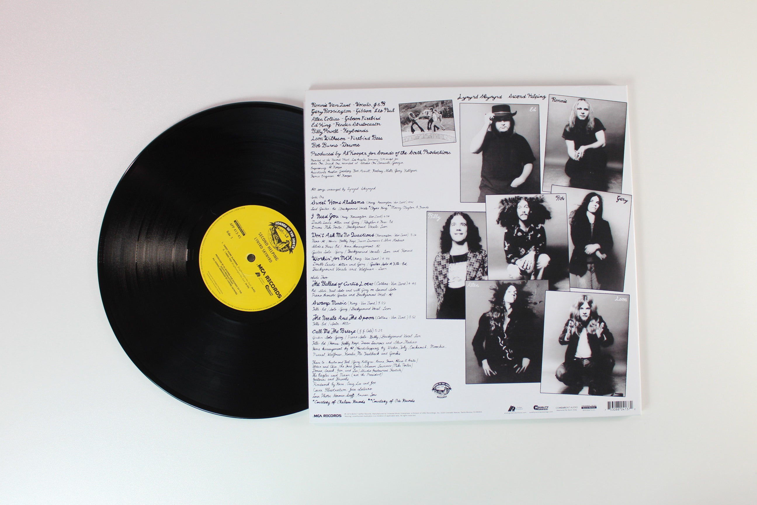 Lynyrd Skynyrd - Second Helping on Sounds of the South Analogue Productions Ltd 45 RPM 200 Gram Reissue