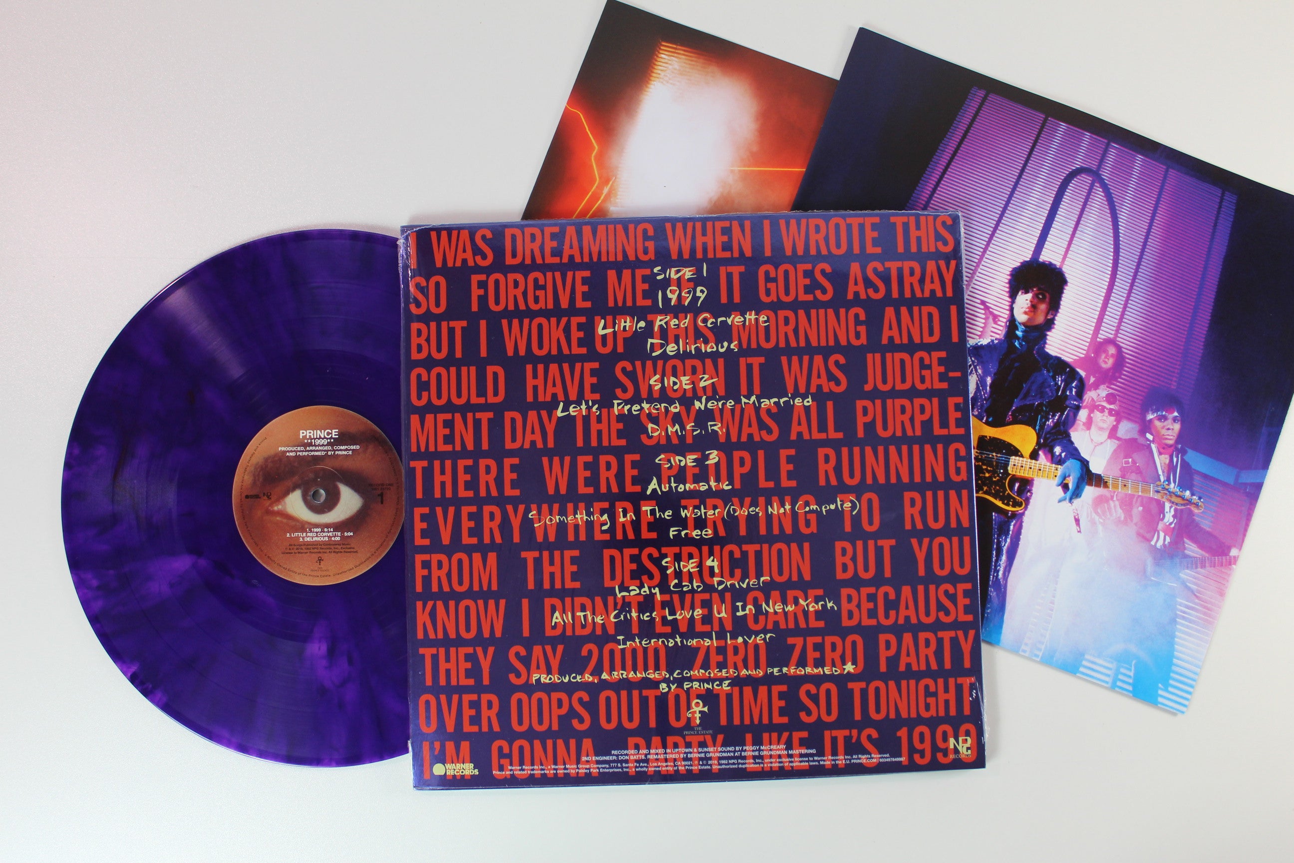 Prince - 1999 on Warner NPG Purple Vinyl Reissue