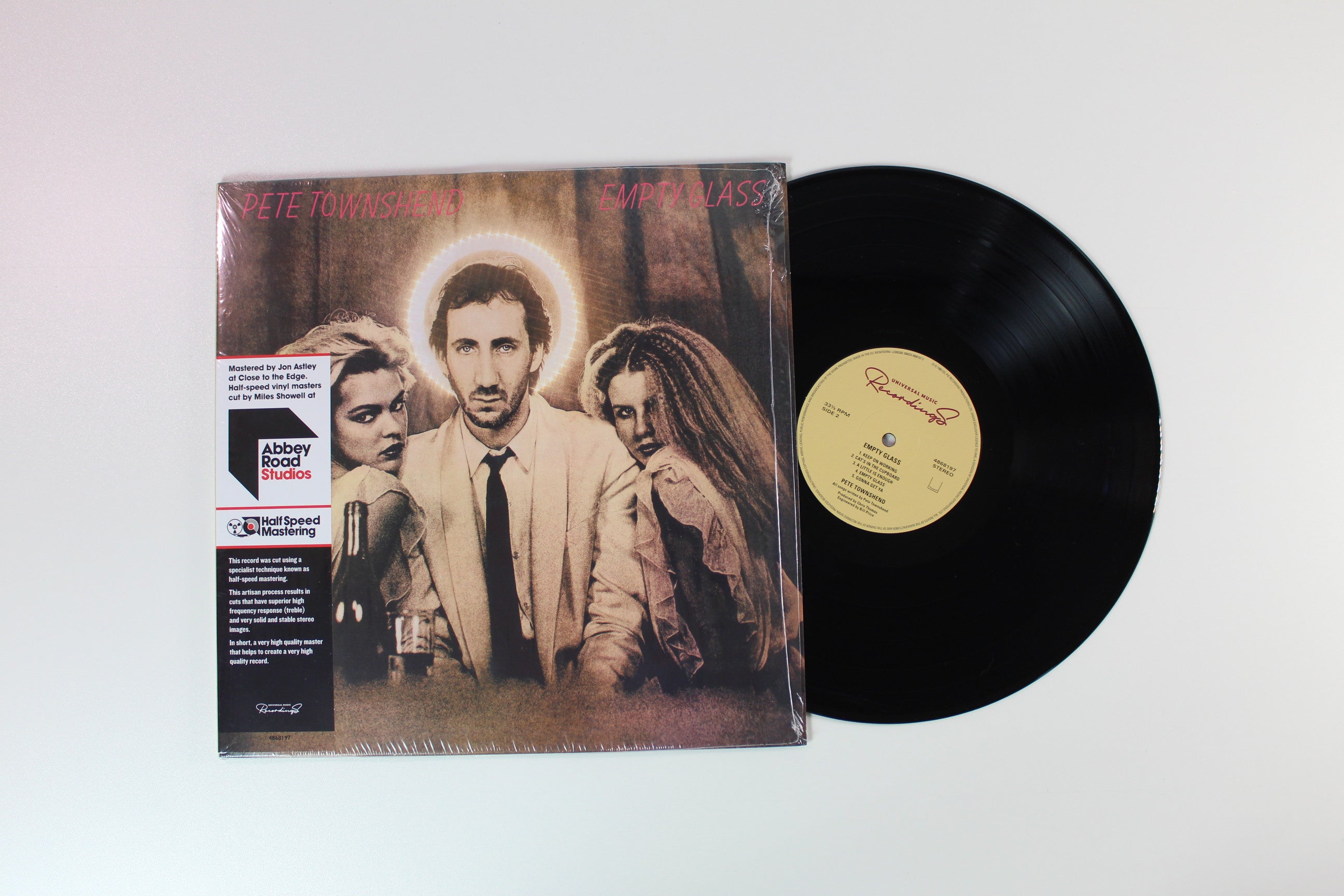 Pete Townshend - Empty Glass on Universal Music Ltd Half Speed Mastered 180 Gram Reissue