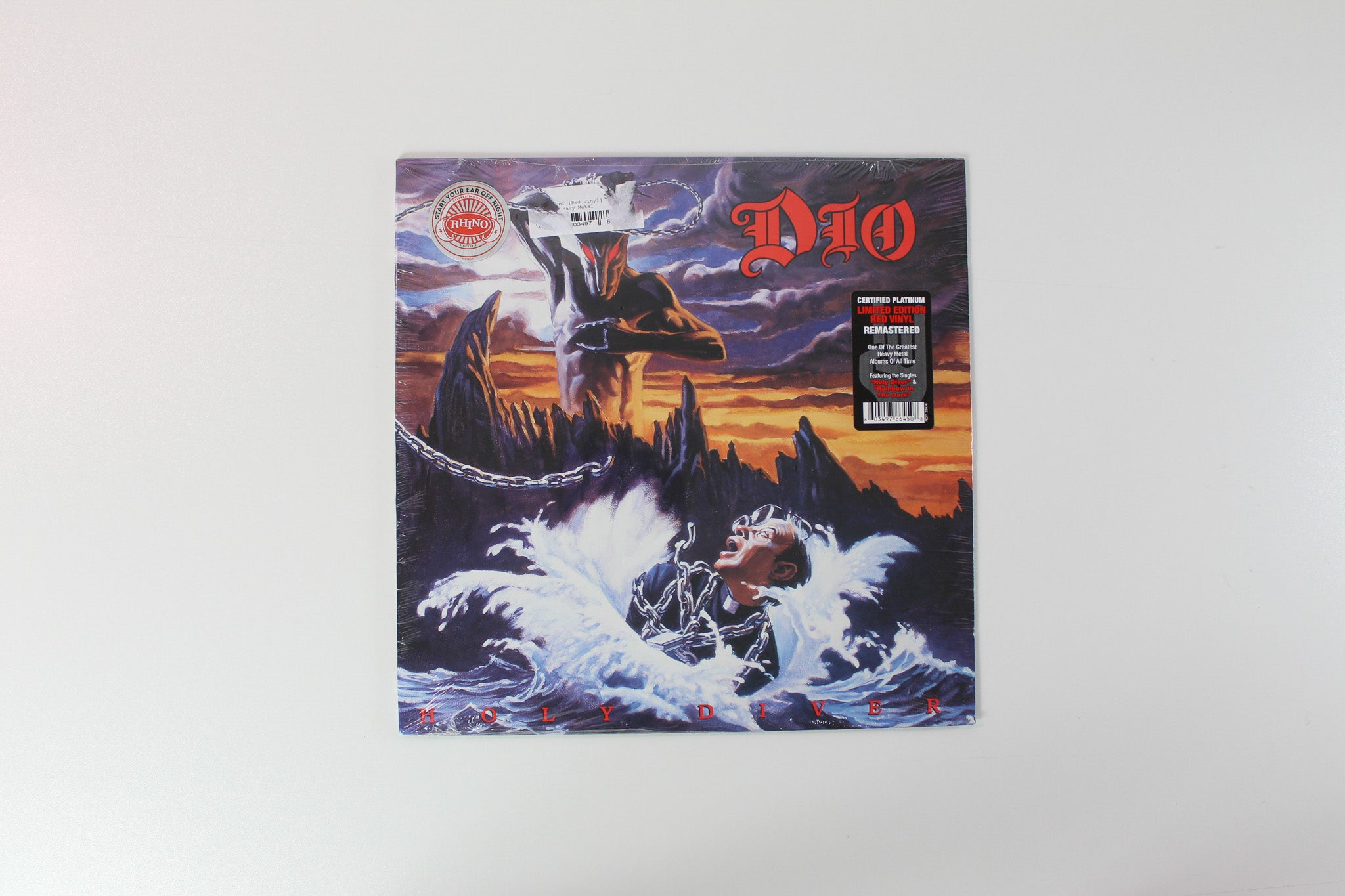Dio - Holy Diver on Warner Rhino Ltd Red Vinyl Reissue Sealed