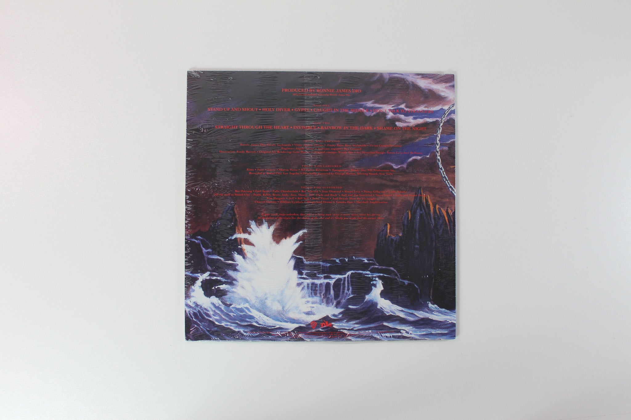 Dio - Holy Diver on Warner Rhino Ltd Red Vinyl Reissue Sealed