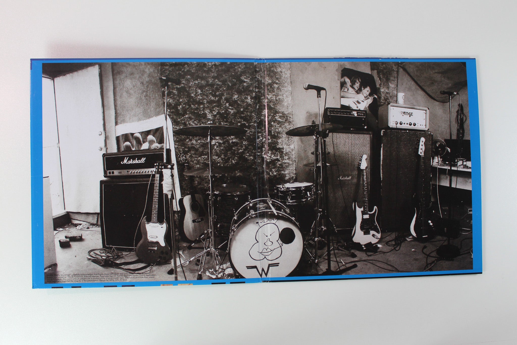 Weezer - Weezer on Mobile Fidelity Sound Lab Ltd Numbered Solid Blue Vinyl Reissue