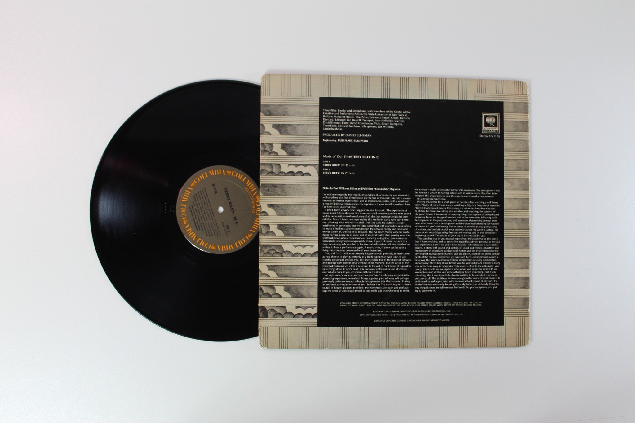 Terry Riley - In C on Columbia Masterworks