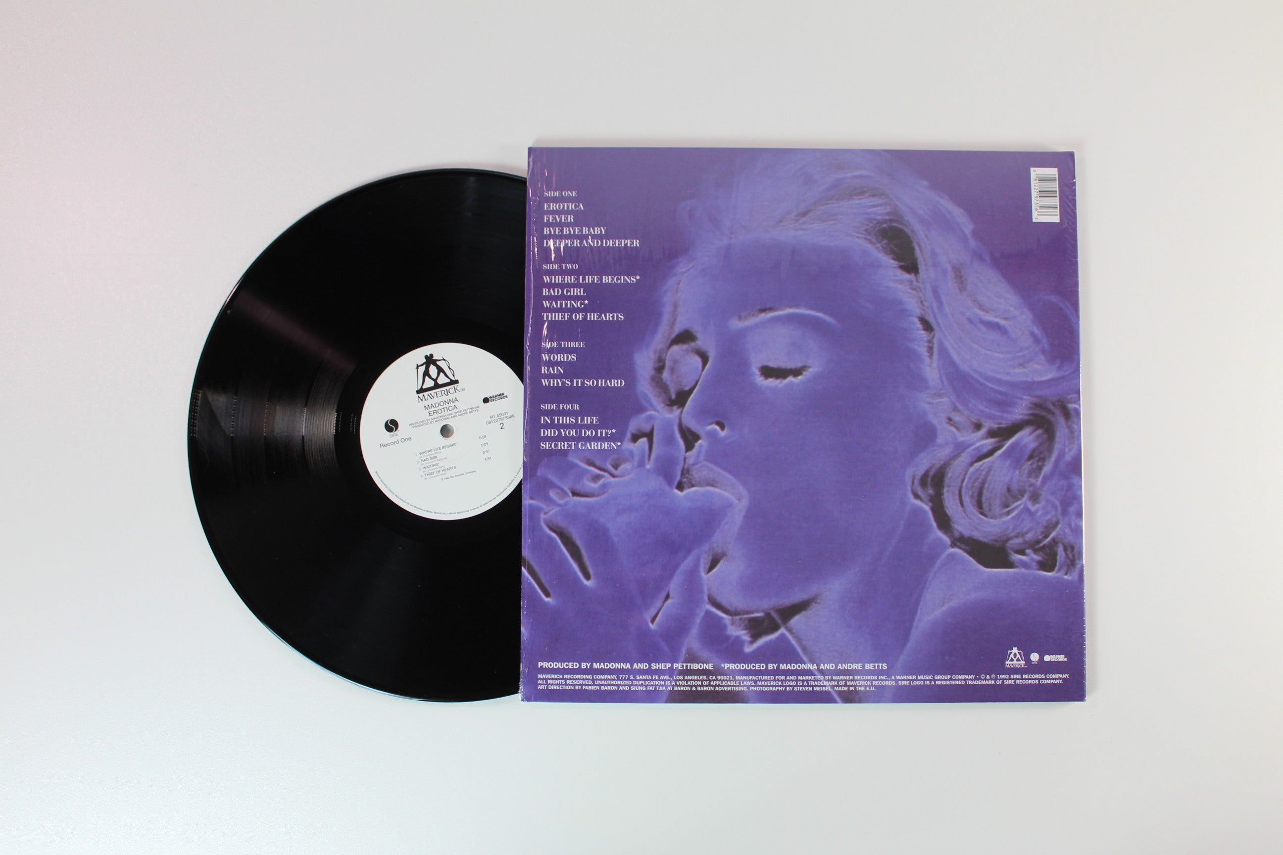 Madonna - Erotica on Maverick 180 Gram Reissue