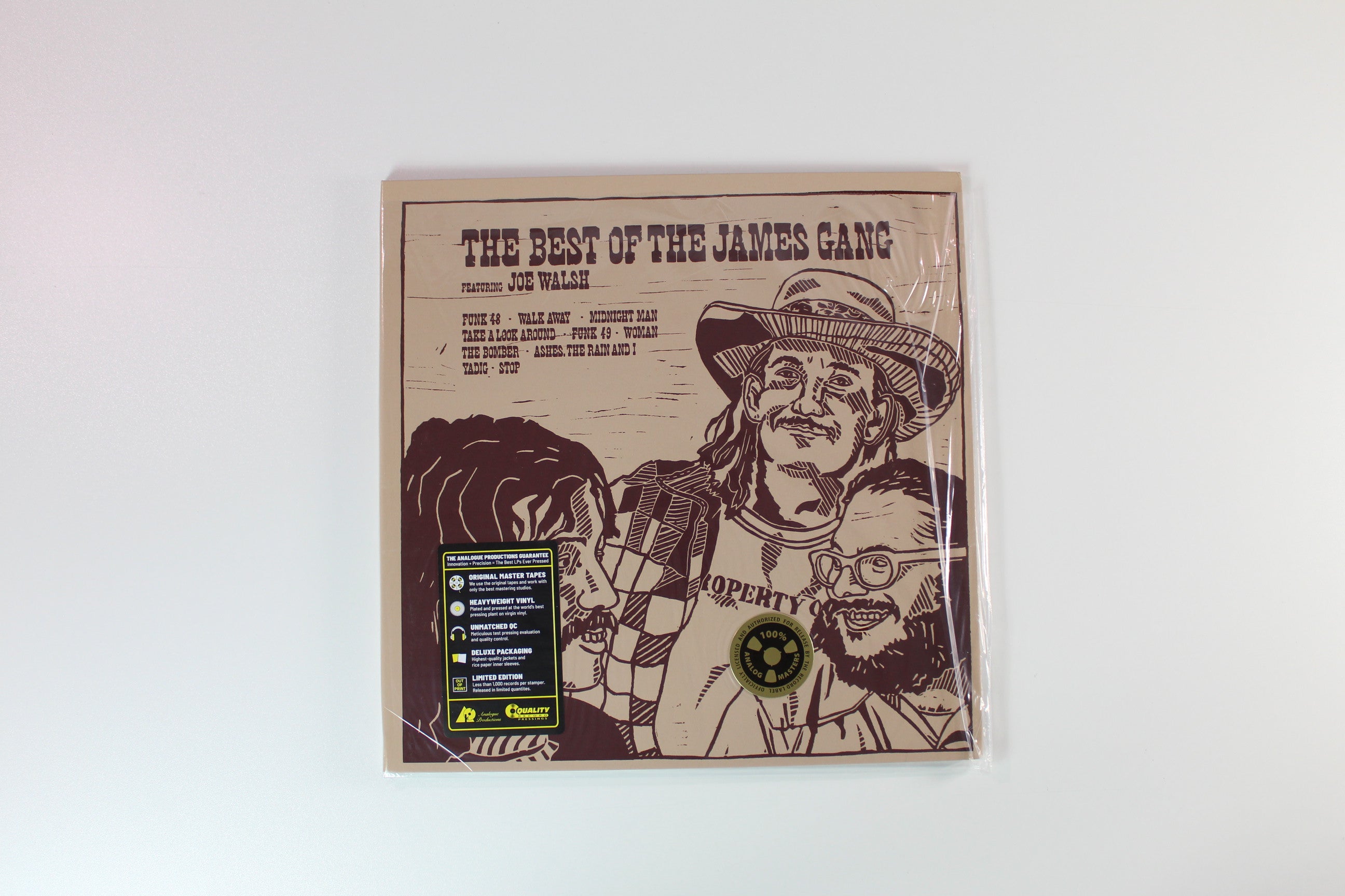 James Gang - The Best Of The James Gang Featuring Joe Walsh on Analogue Productions 180 Gram Reissue