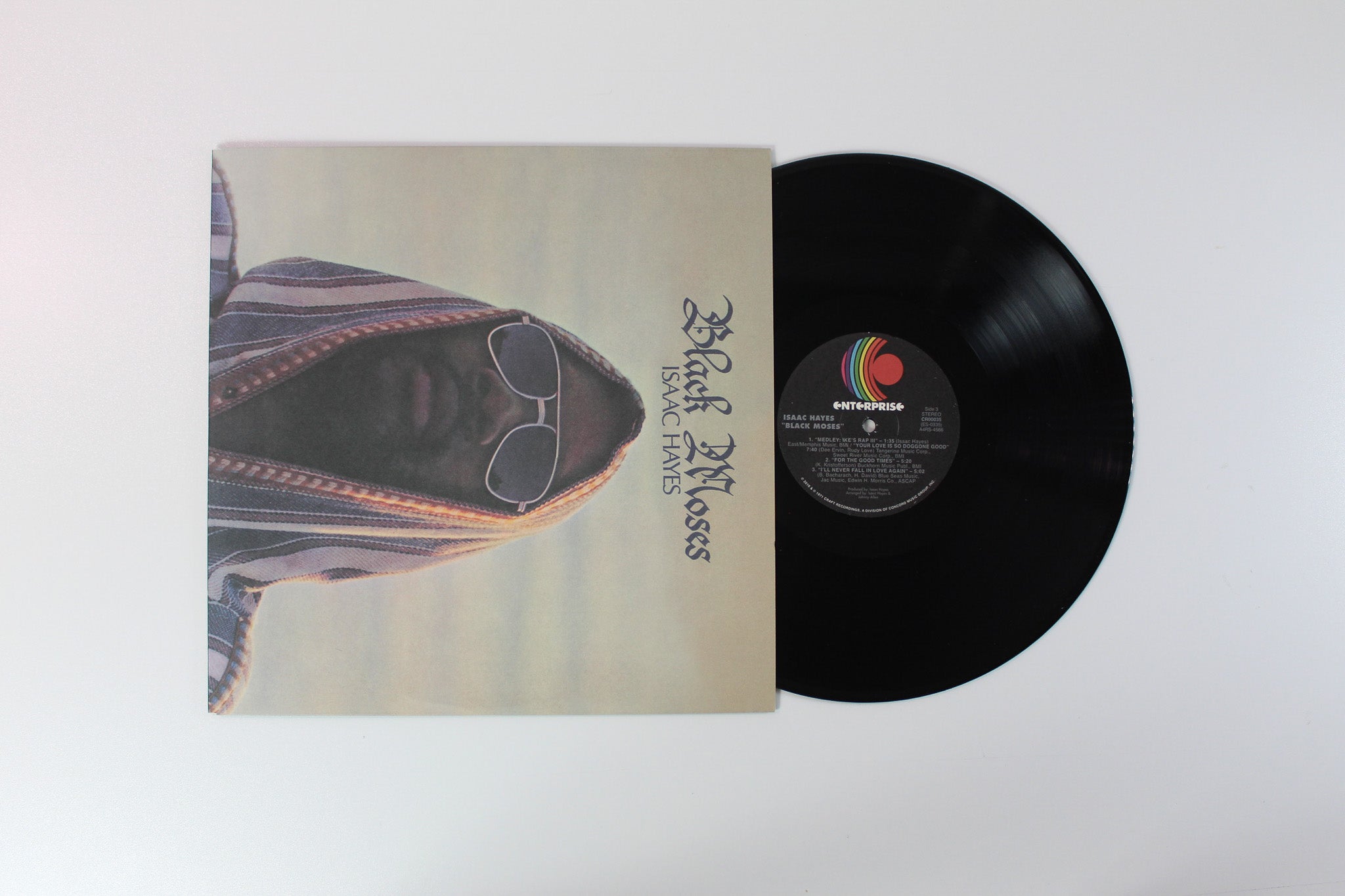 Isaac Hayes - Black Moses on Enterprise Craft Recordings Deluxe Foldout Sleeve Reissue