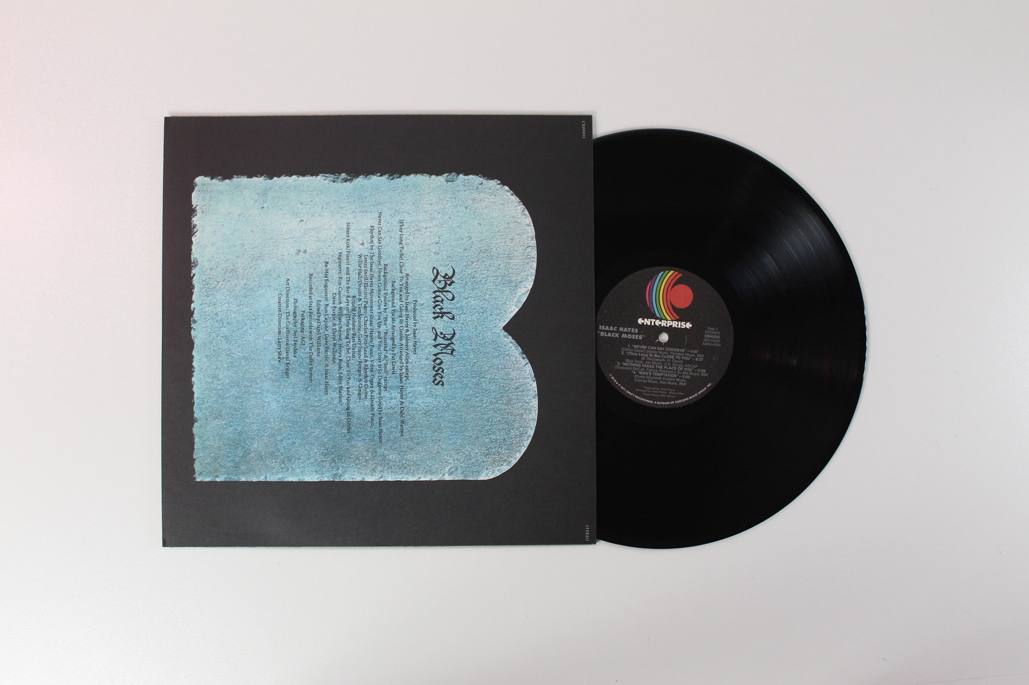Isaac Hayes - Black Moses on Enterprise Craft Recordings Deluxe Foldout Sleeve Reissue