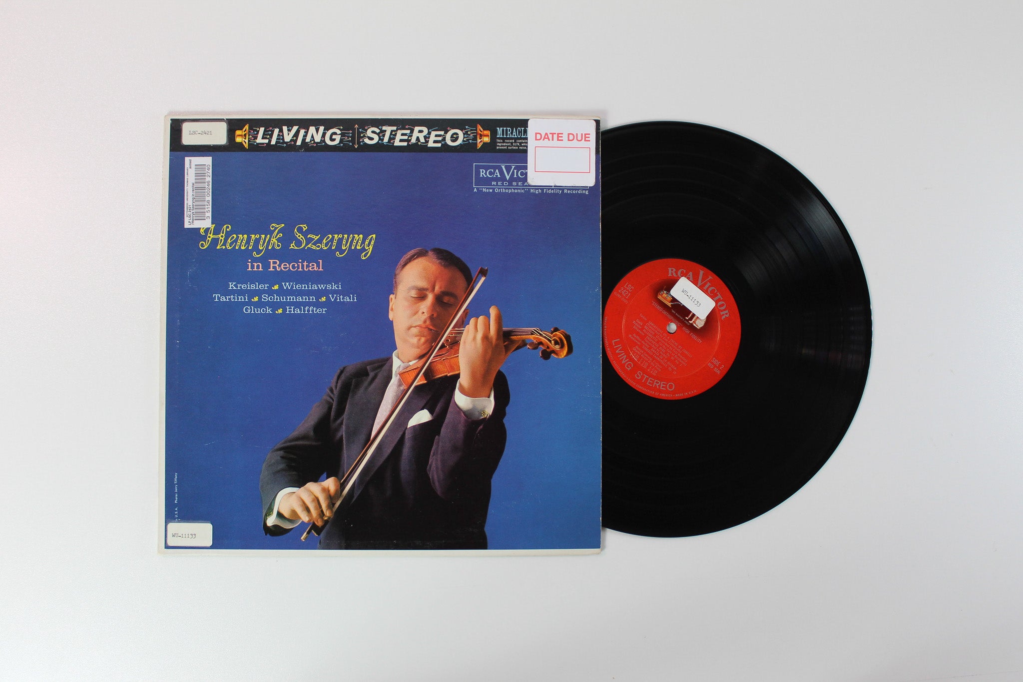 Henryk Szeryng - In Recital on RCA LSC 2421 Stereo