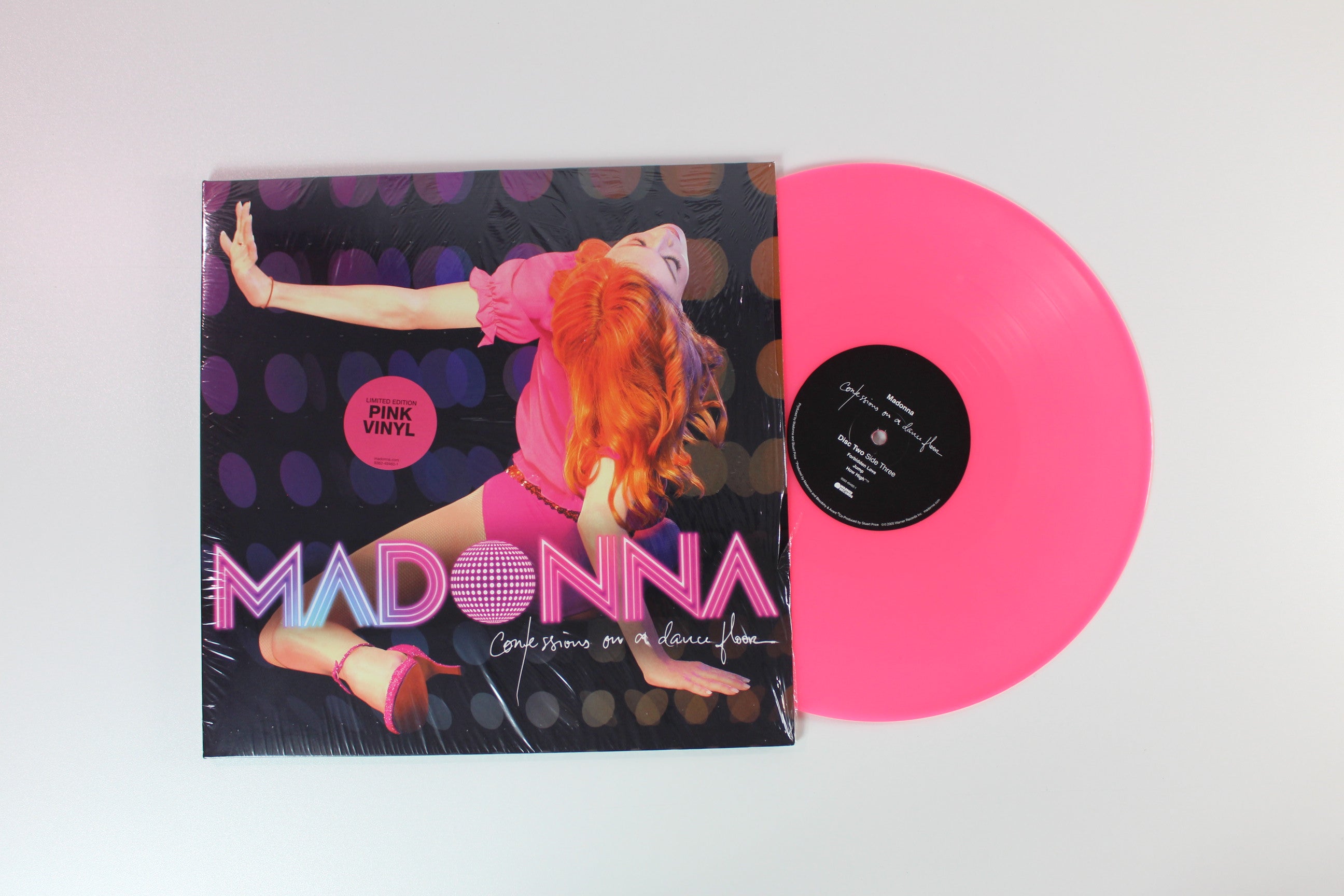 Madonna - Confessions On A Dance Floor on Warner Records Ltd Pink Vinyl Reissue