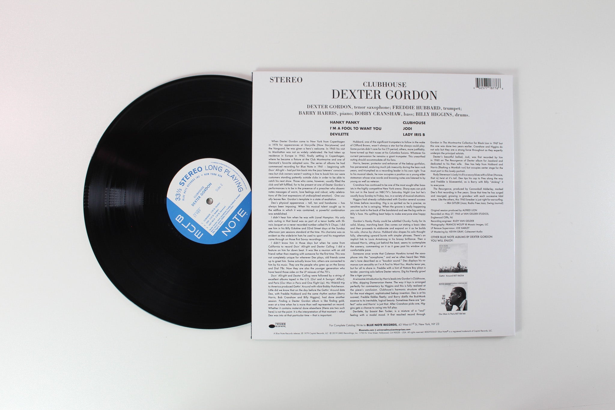 Dexter Gordon - Clubhouse on Blue Note Tone Poet Series Reissue