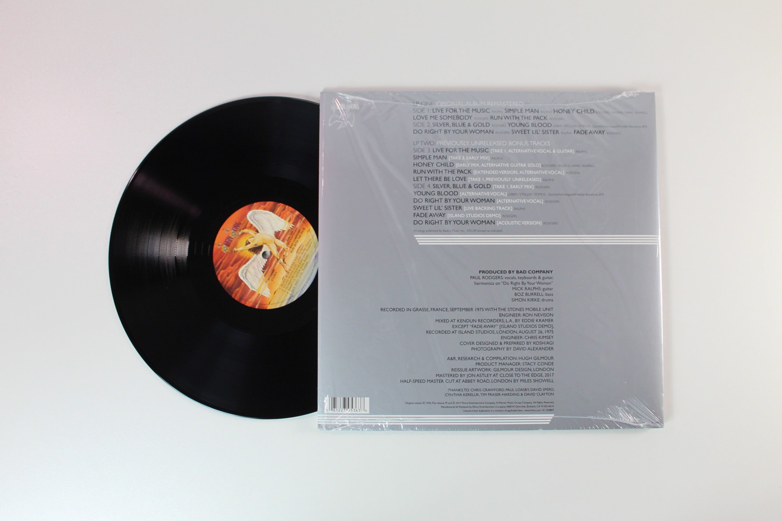 Bad Company - Run With The Pack on Swan Song Deluxe Edition 180 Gram Reissue