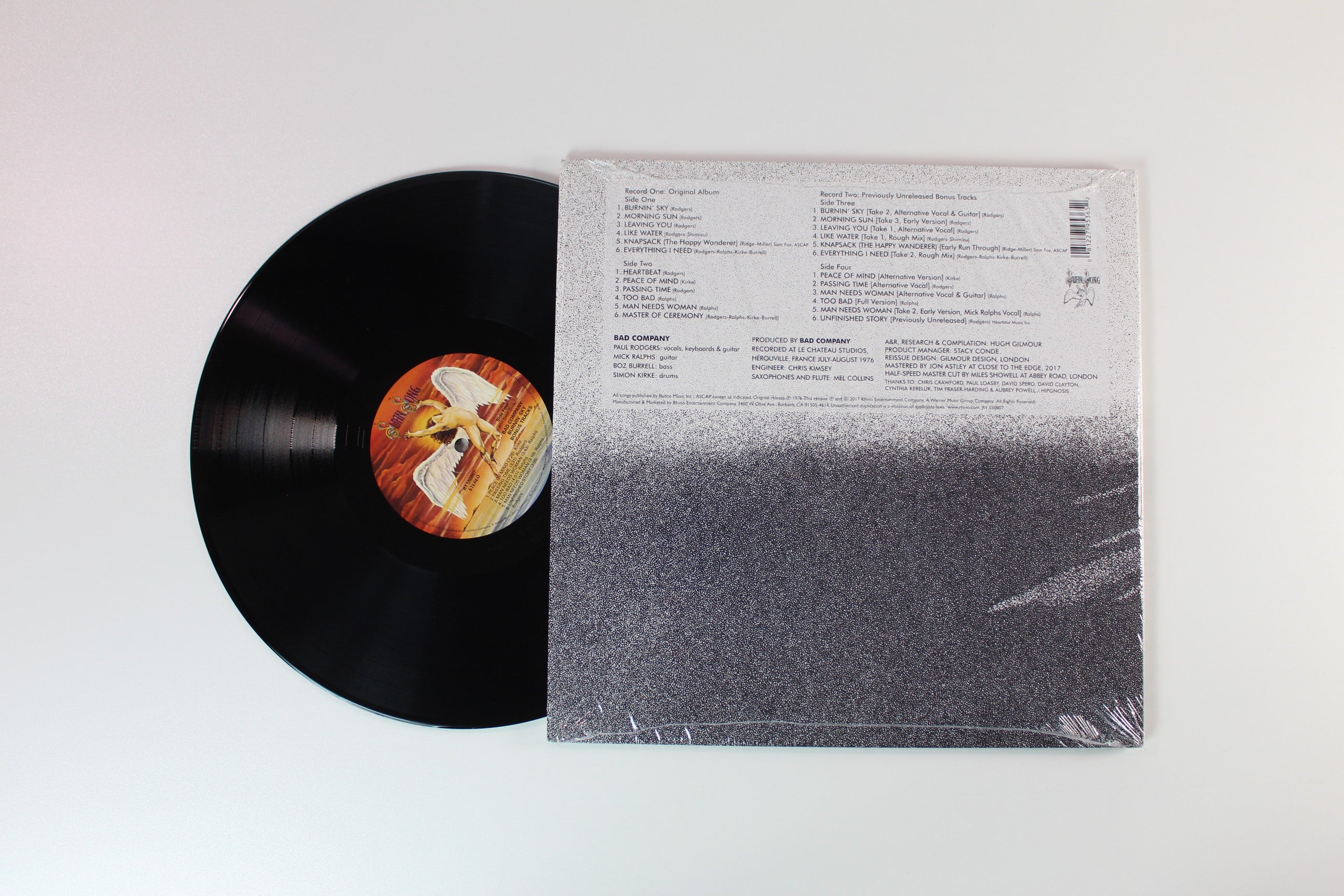 Bad Company - Burnin' Sky on Swan Song Deluxe Edition 180 Gram Reissue
