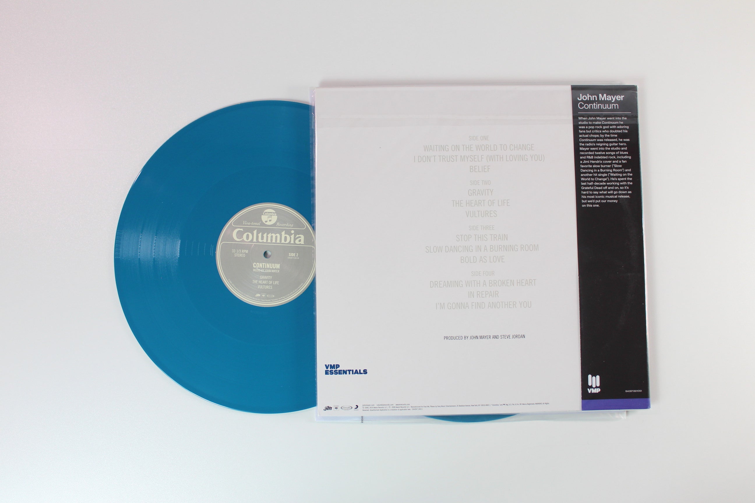John Mayer - Continuum on Columbia Vinyl Me Please Club Edition Turquoise Repress