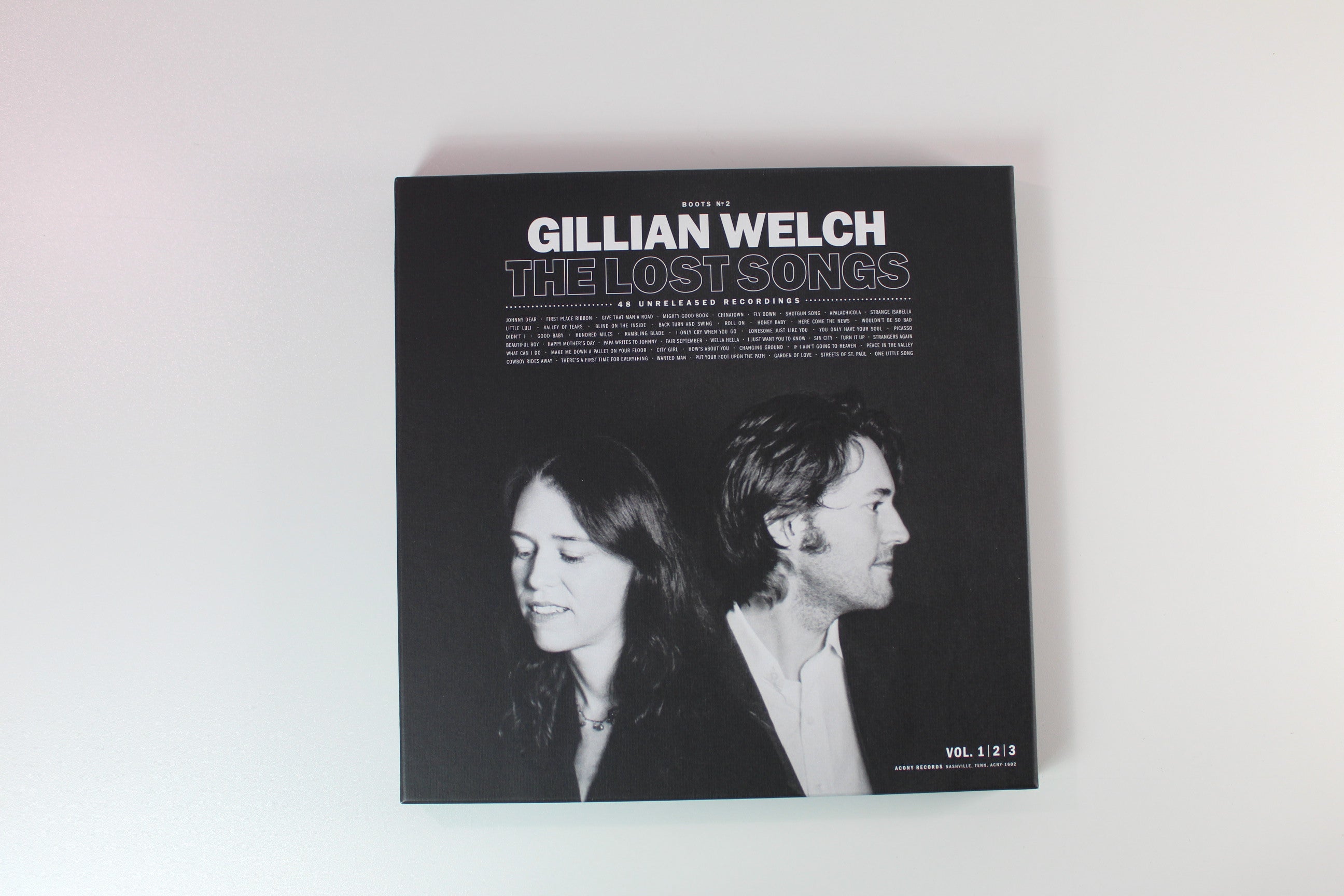 Gillian Welch - Boots No. 2: The Lost Songs (Vol. 1 | 2 | 3) on Acony Records - 3-lp Box Set
