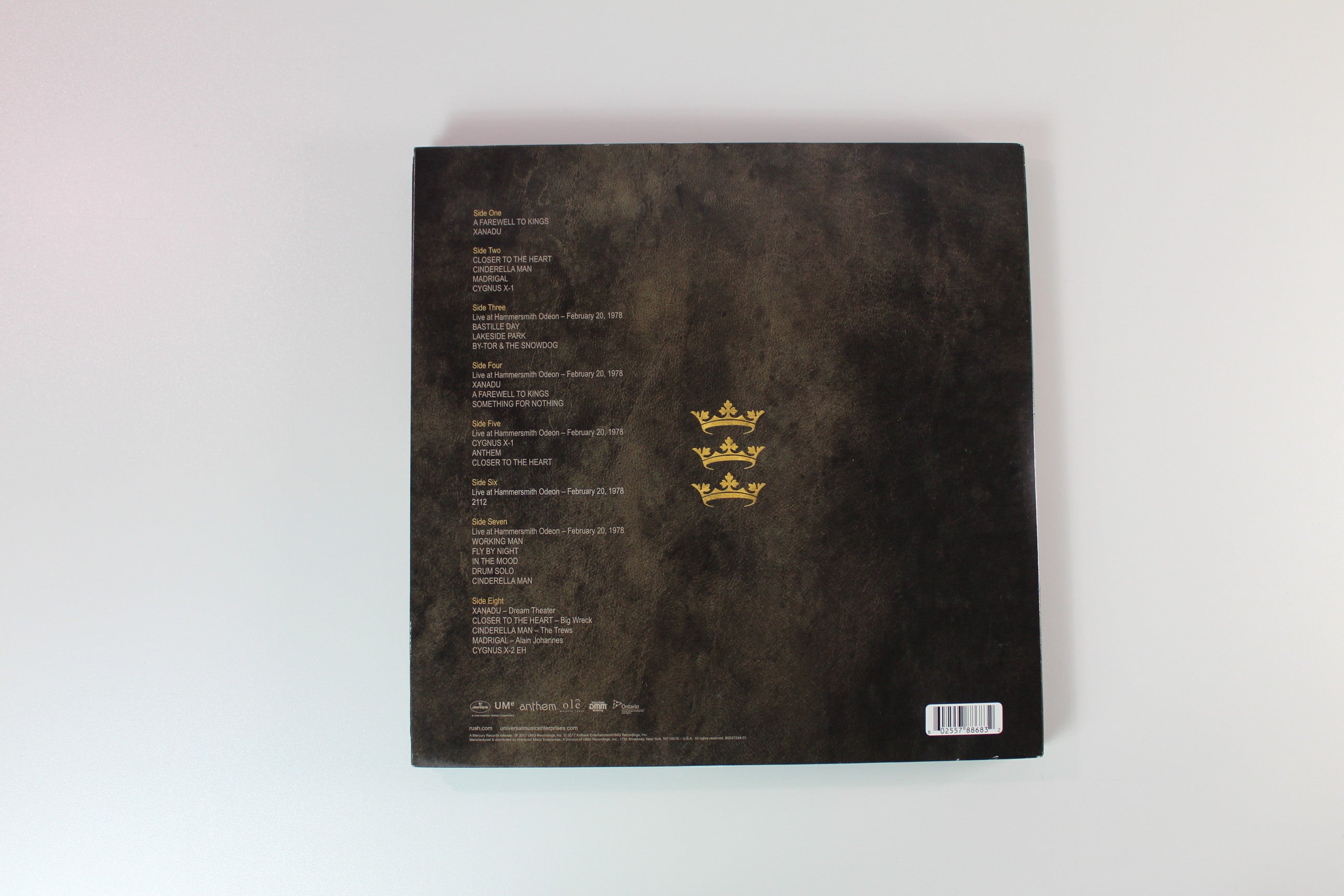 Rush - A Farewell To Kings (40th Anniversary) on Mercury / UMe - 4-lp Deluxe Edition