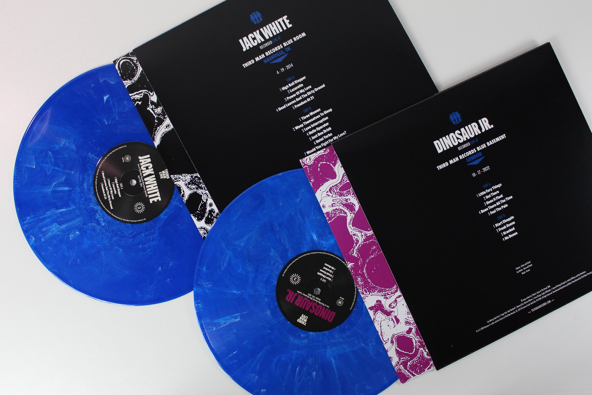 Jack White / Witch / Dinosaur Jr - Third Man Live on Third Man Blue And White Marble Skycloud Vinyl Box Set