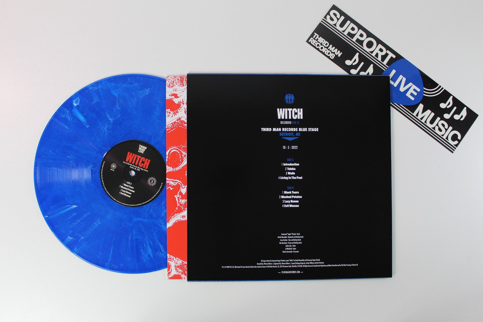 Jack White / Witch / Dinosaur Jr - Third Man Live on Third Man Blue And White Marble Skycloud Vinyl Box Set