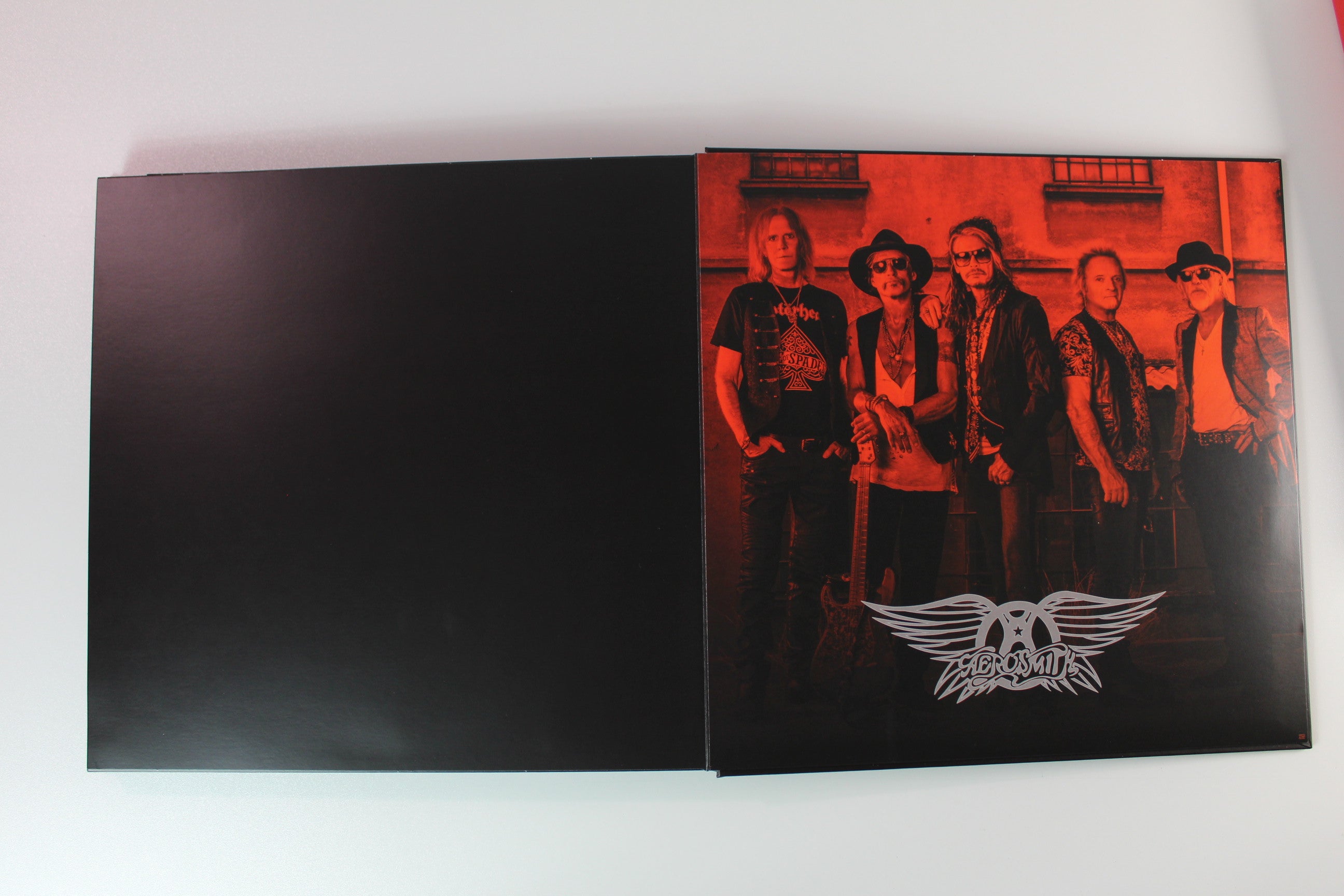 Aerosmith - Greatest Hits on Capitol Records - 4-lp Deuxe Edition - Red/Black Swirl Colored Vinyl
