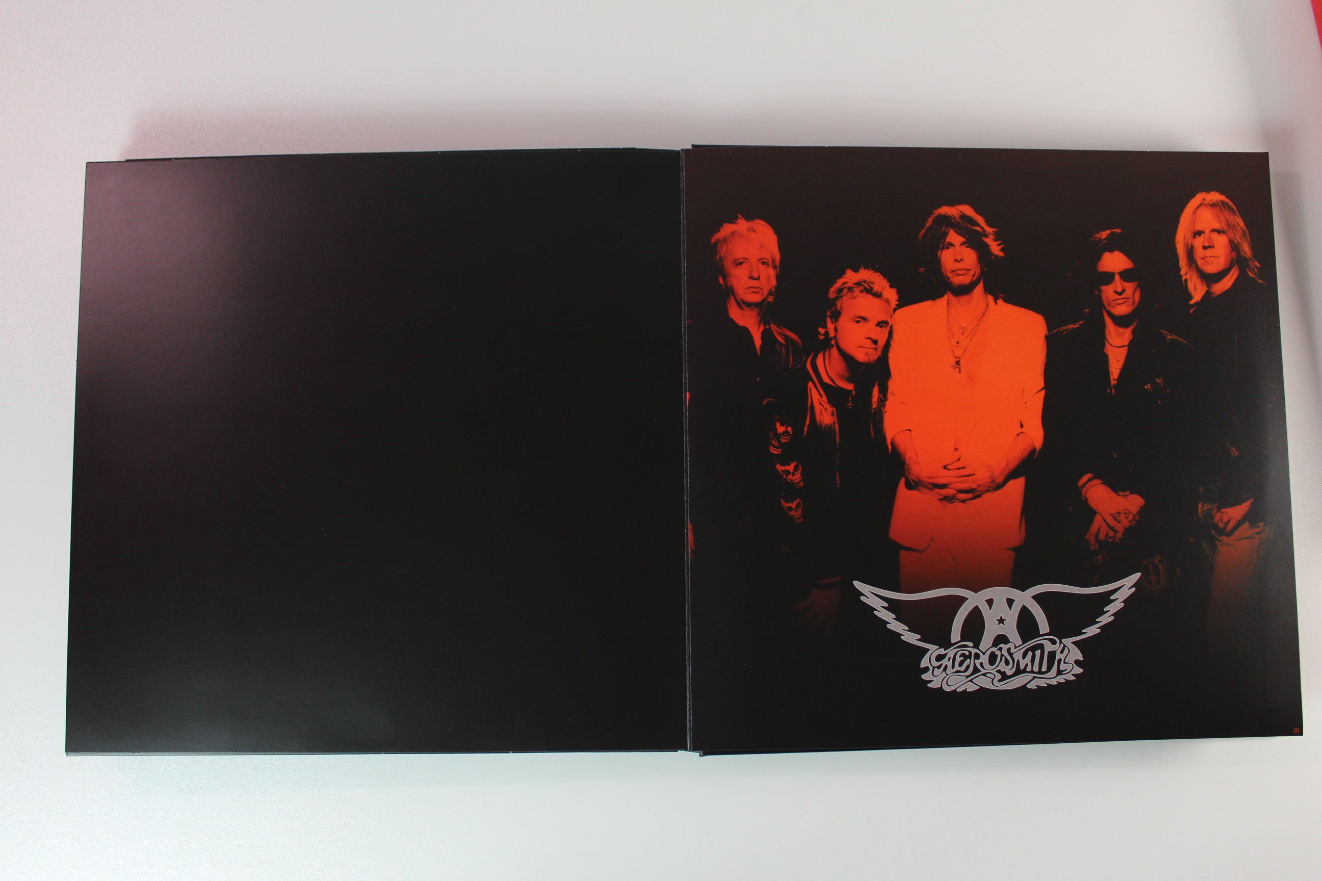 Aerosmith - Greatest Hits on Capitol Records - 4-lp Deuxe Edition - Red/Black Swirl Colored Vinyl