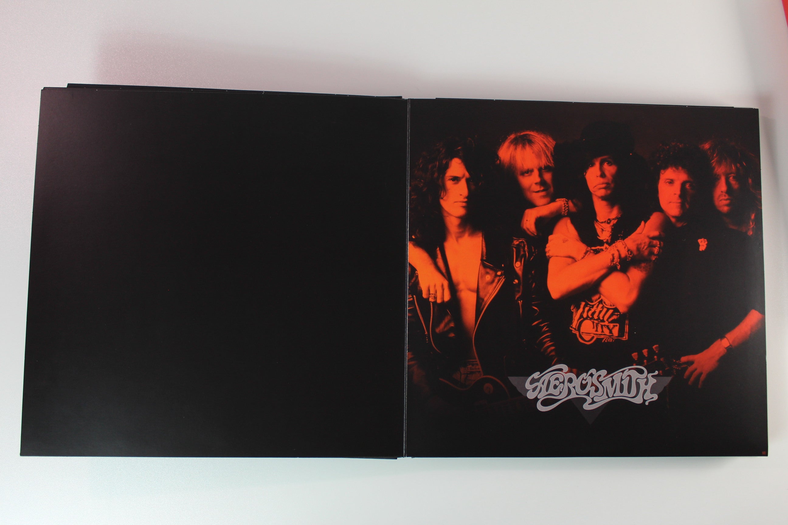 Aerosmith - Greatest Hits on Capitol Records - 4-lp Deuxe Edition - Red/Black Swirl Colored Vinyl