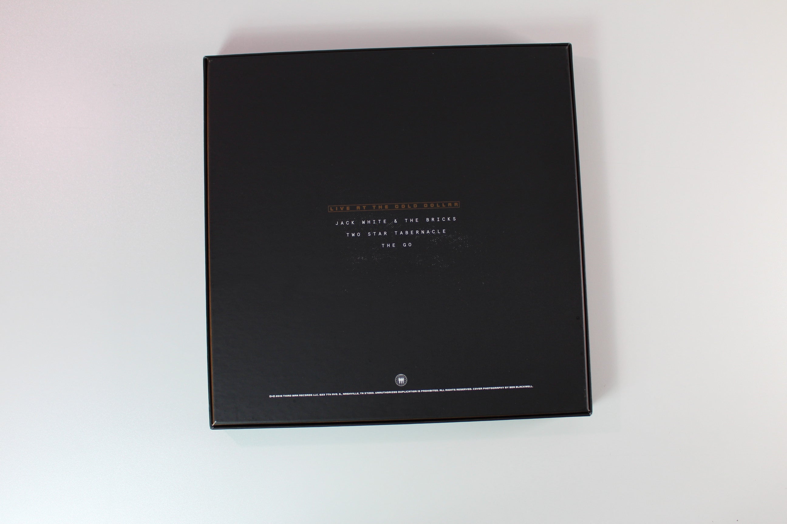 Jack White And The Bricks / Two Star Tabernacle / The Go - Live At The Gold Dollar on Third Man Records - 3-lp Gold Vinyl Box Set