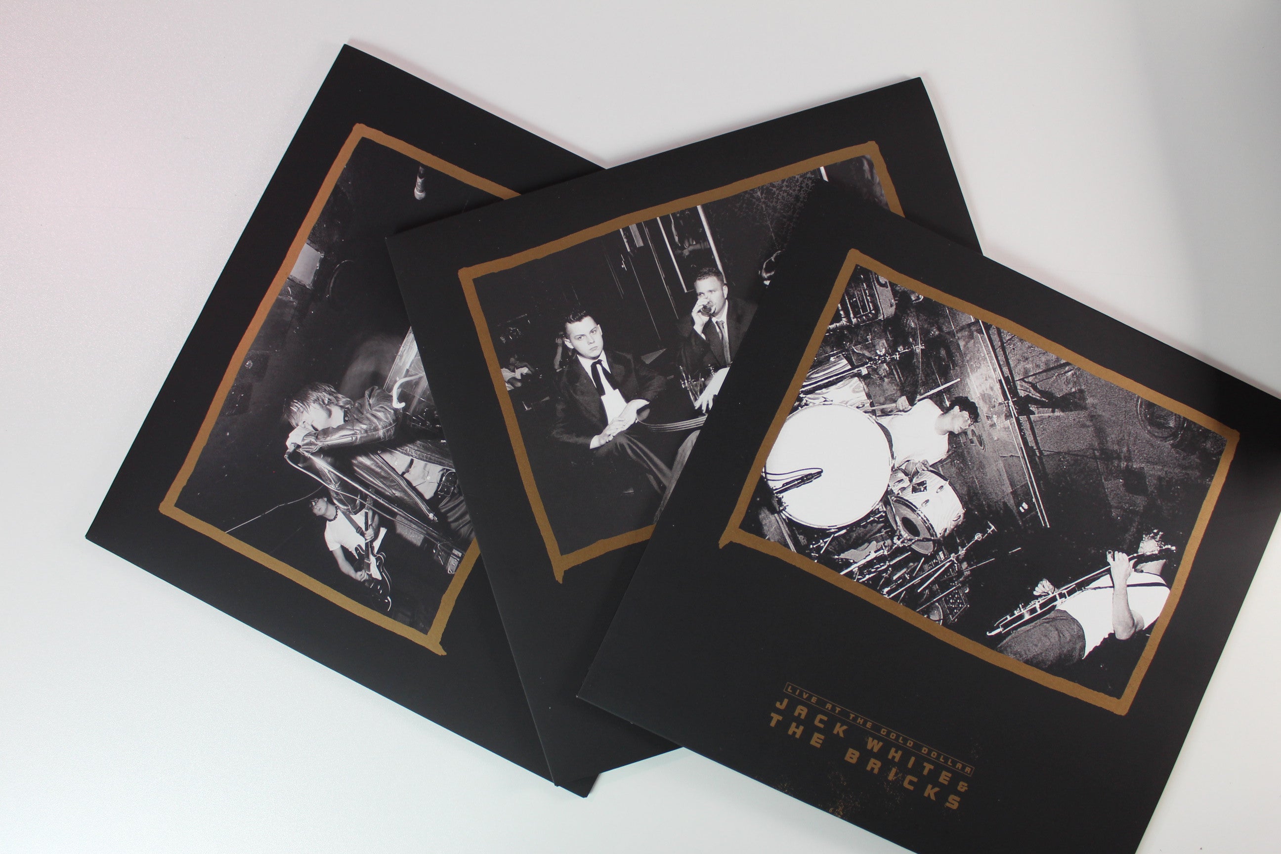 Jack White And The Bricks / Two Star Tabernacle / The Go - Live At The Gold Dollar on Third Man Records - 3-lp Gold Vinyl Box Set