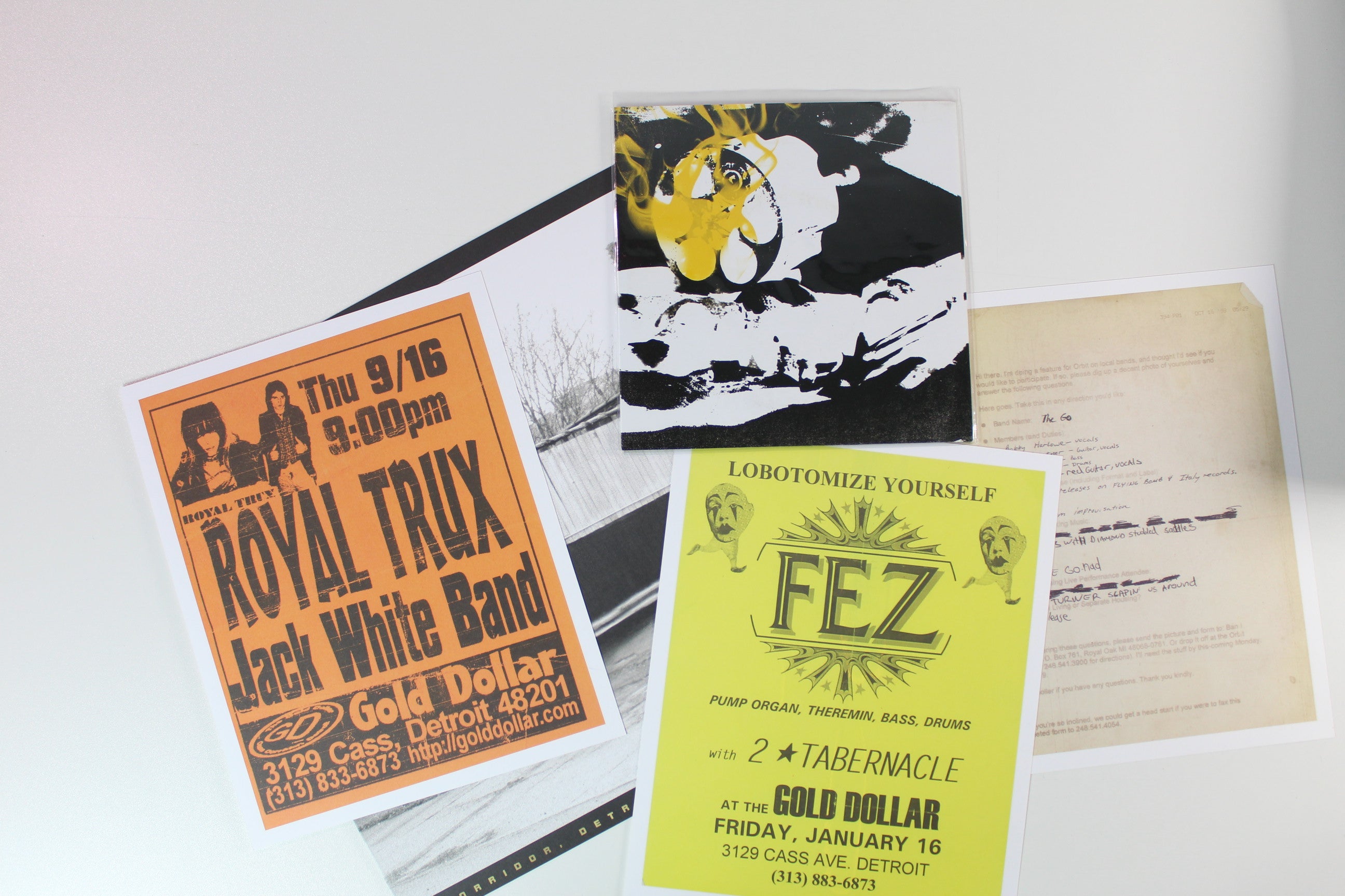 Jack White And The Bricks / Two Star Tabernacle / The Go - Live At The Gold Dollar on Third Man Records - 3-lp Gold Vinyl Box Set