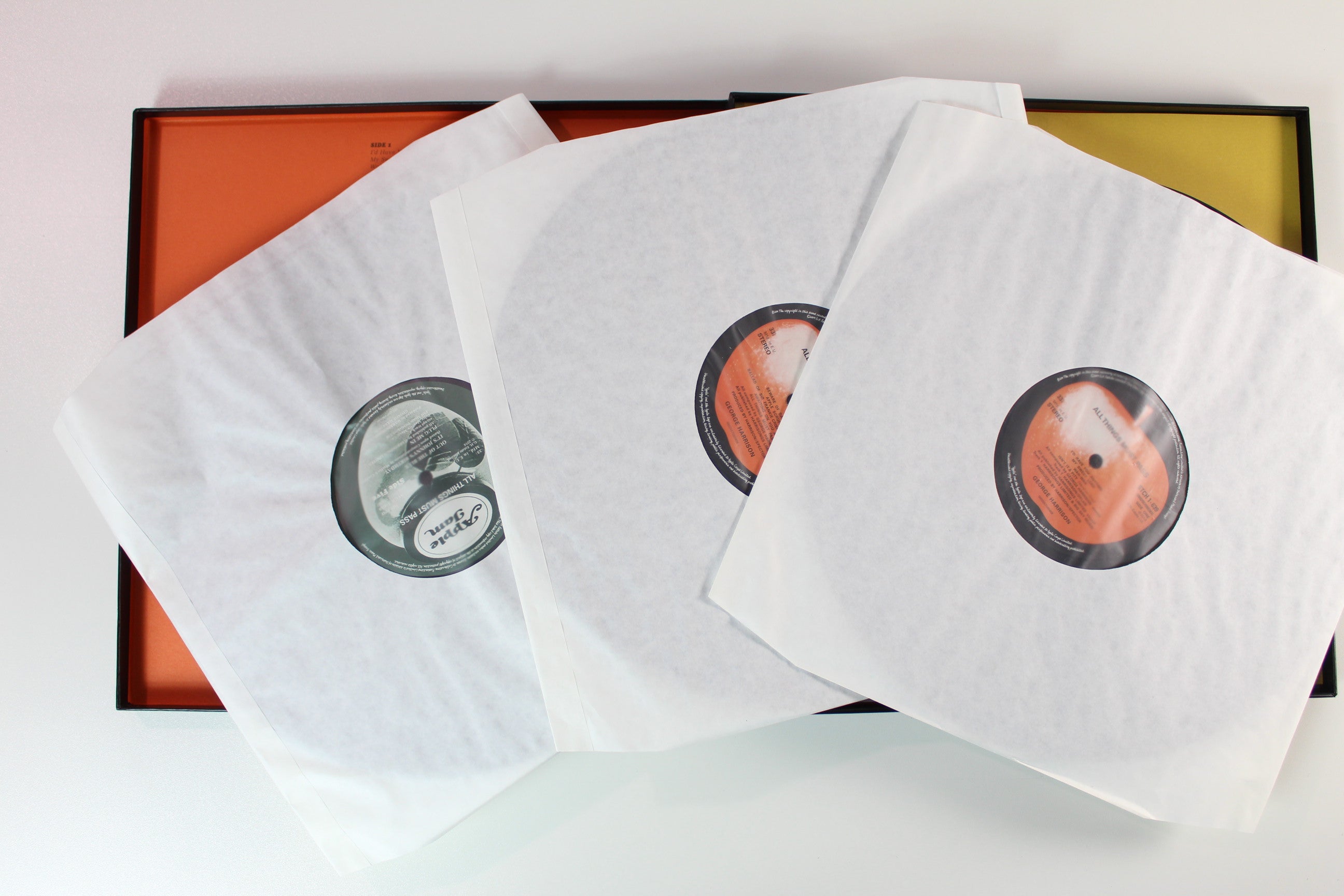 George Harrison - All Things Must Pass on Apple Records - 3-lp Box Set 2017 Reissue