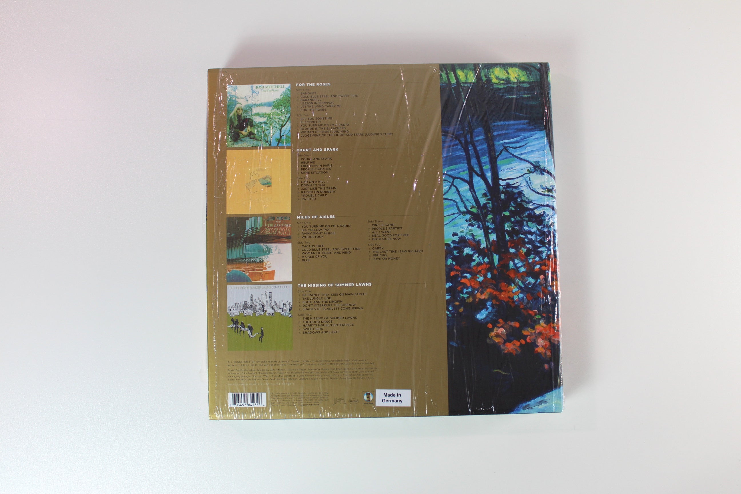 Joni Mitchell - The Asylum Albums (1972-1975) on Rhino Records - 4-lp Box Set