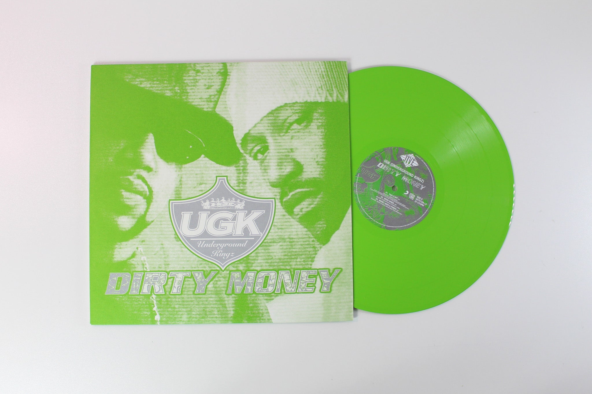 UGK - Dirty Money on Get On Down Lime Green Reissue