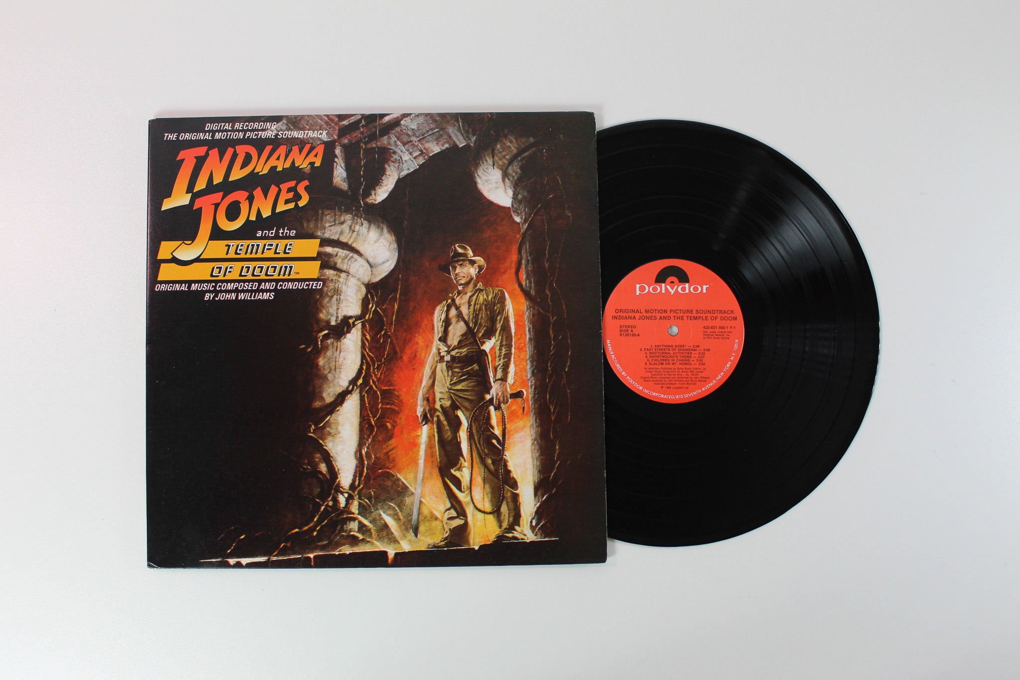 John Williams - Indiana Jones And The Temple Of Doom (The Original Motion Picture Soundtrack) on Polydor