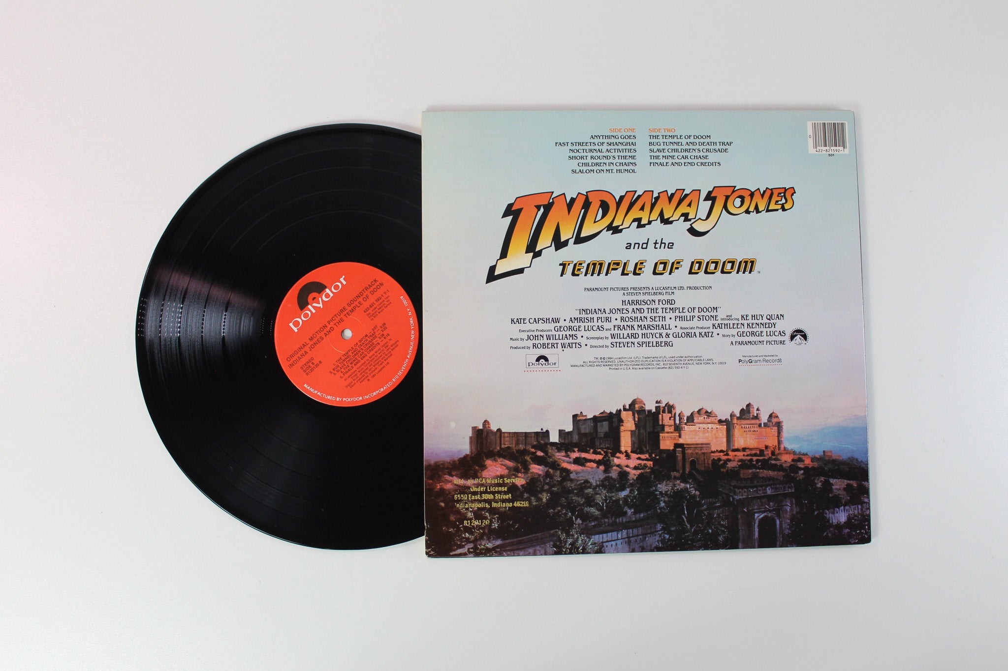 John Williams - Indiana Jones And The Temple Of Doom (The Original Motion Picture Soundtrack) on Polydor