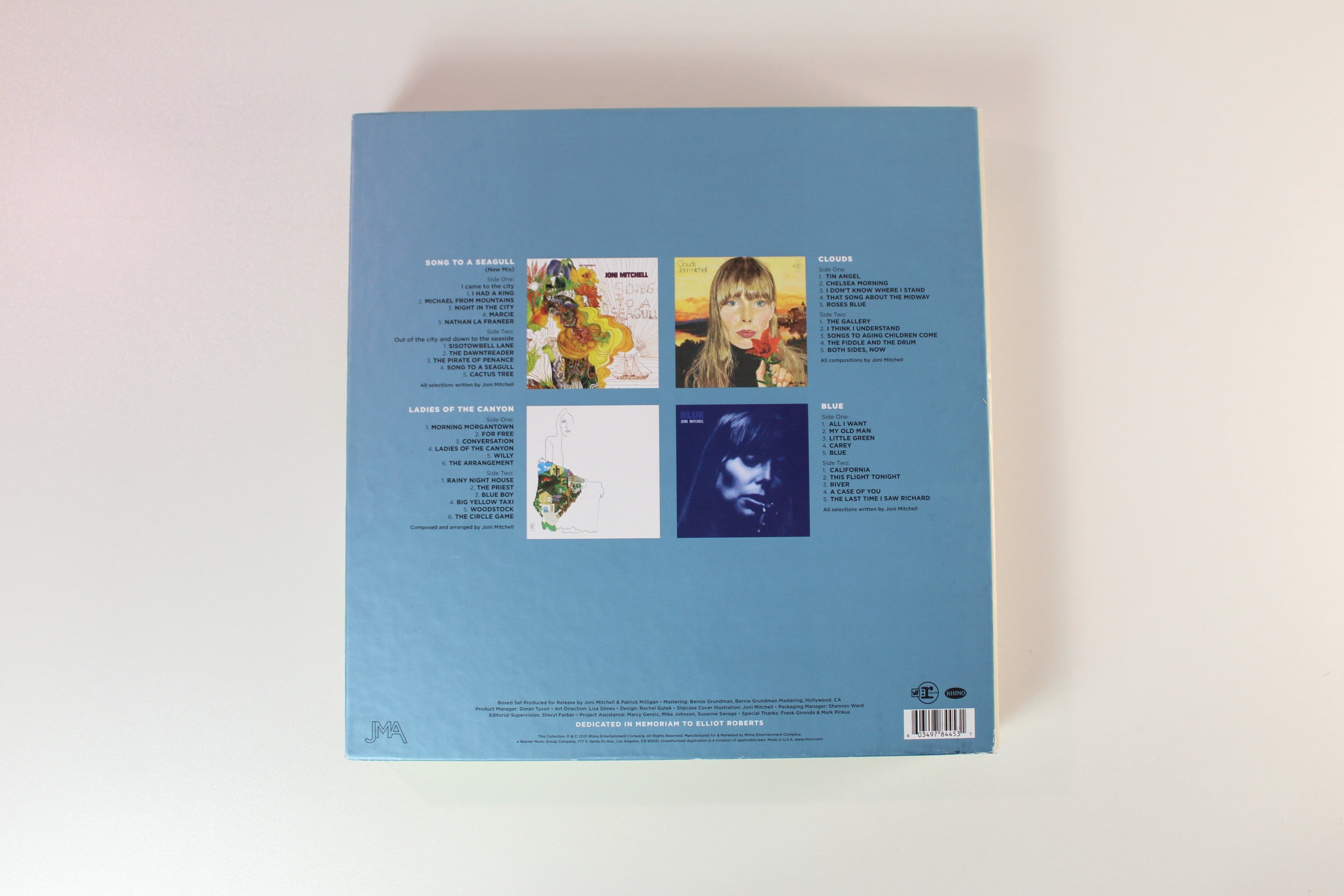 Joni Mitchell - The Reprise Albums (1968-1971) on Rhino Records / Reprise - 4-lp Box Set