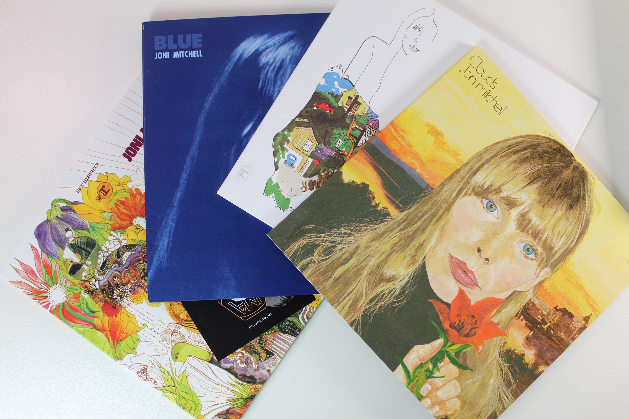 Joni Mitchell - The Reprise Albums (1968-1971) on Rhino Records / Reprise - 4-lp Box Set