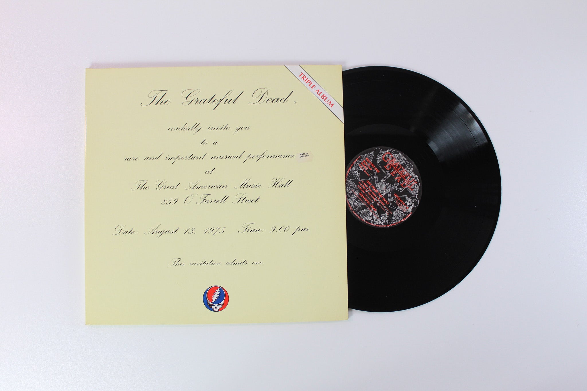The Grateful Dead - One From The Vault on Grateful Dead Records German Press