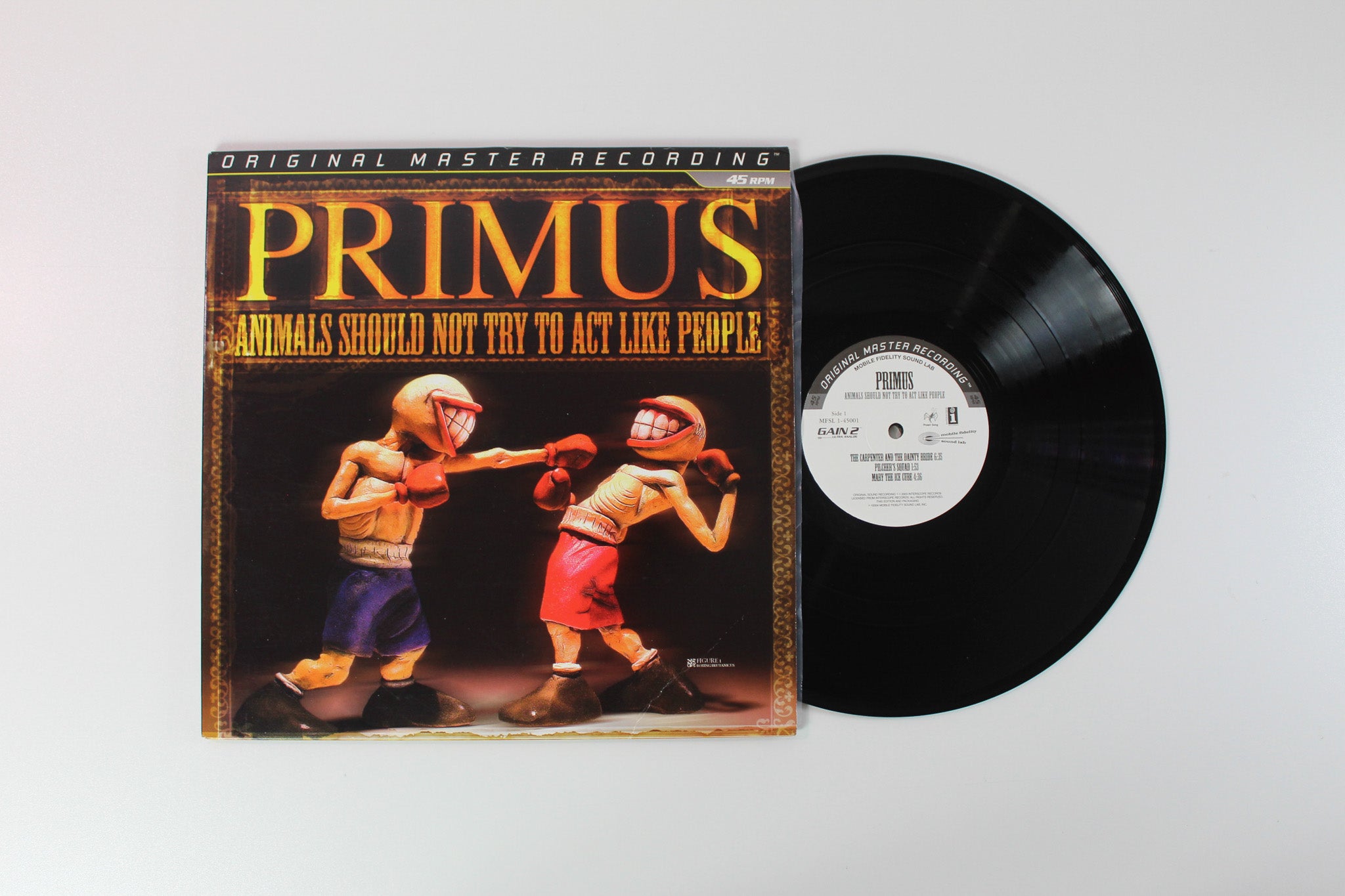 Primus - Animals Should Not Try To Act Like People on Mobile Fidelity Sound Lab Ltd Numbered 45 RPM Reissue