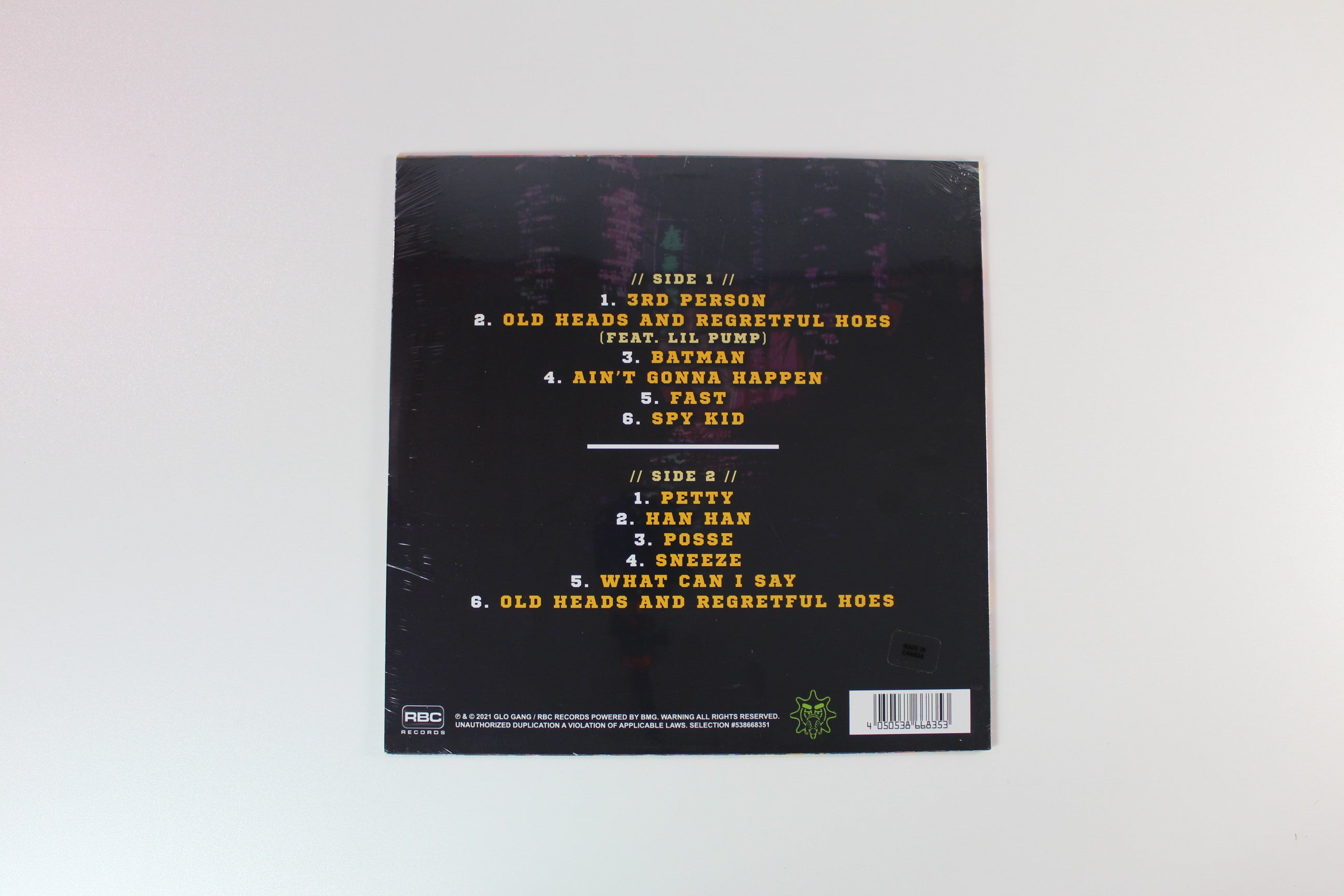 Chief Keef - Glotoven on RBC Records - Sealed Glow In The Dark Vinyl