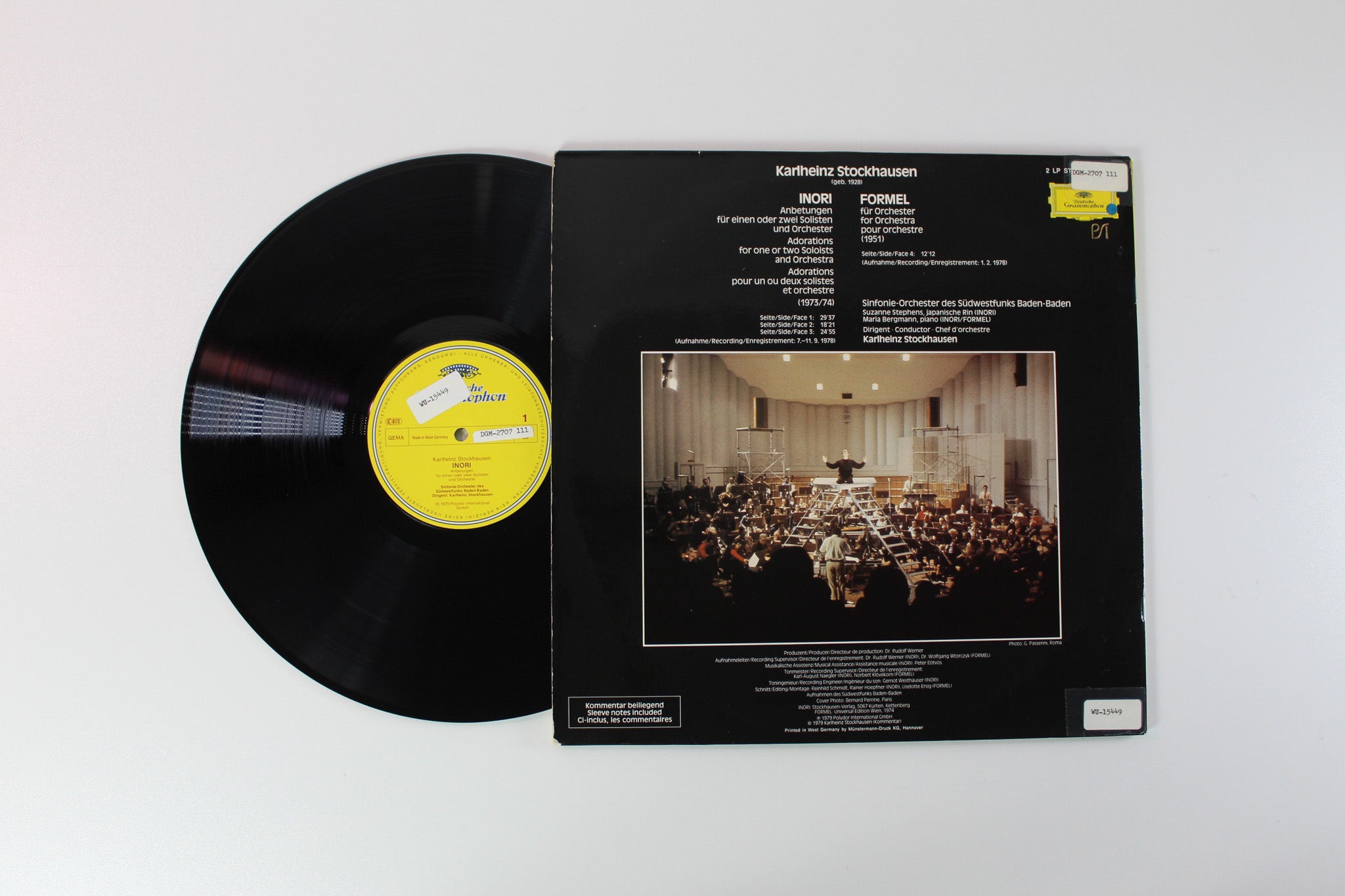 Karlheinz Stockhausen - Inori / Formel on Deutsche Grammophon